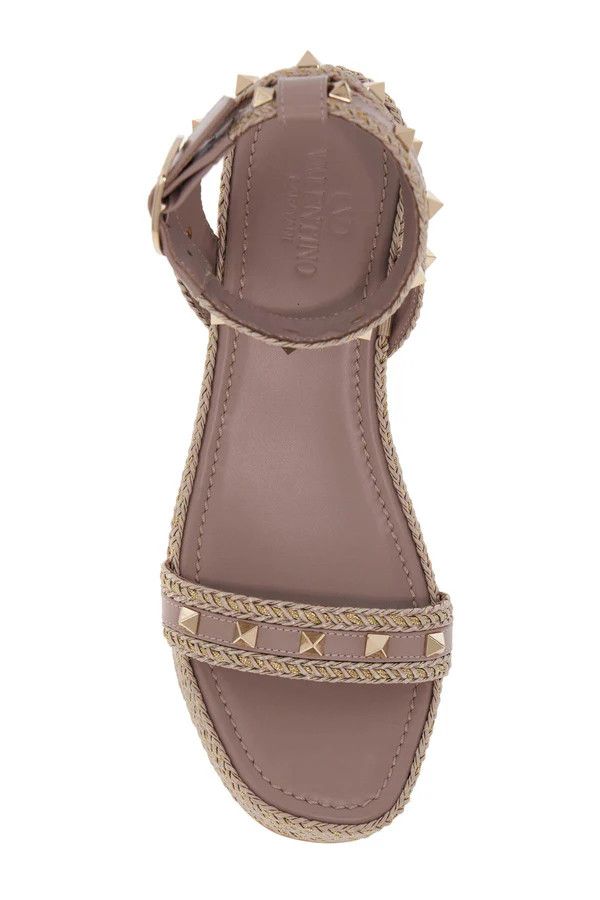 Valentino o1s22i1n0924 Flatform Espadrille Sandals in Neutro Size US 7 / IT 37 - 2 Thumbnail