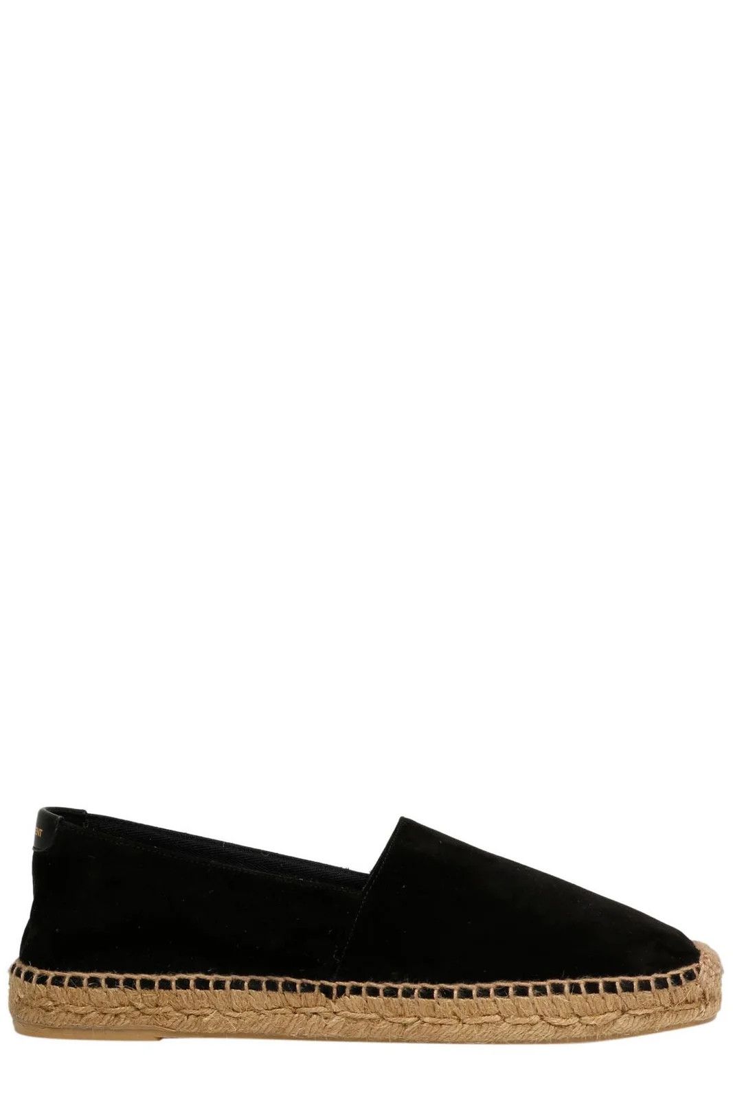 Saint Laurent Paris o1bcso1str0125 Espadrilles In Suede in Black Size US 7 / EU 40 - 1 Thumbnail