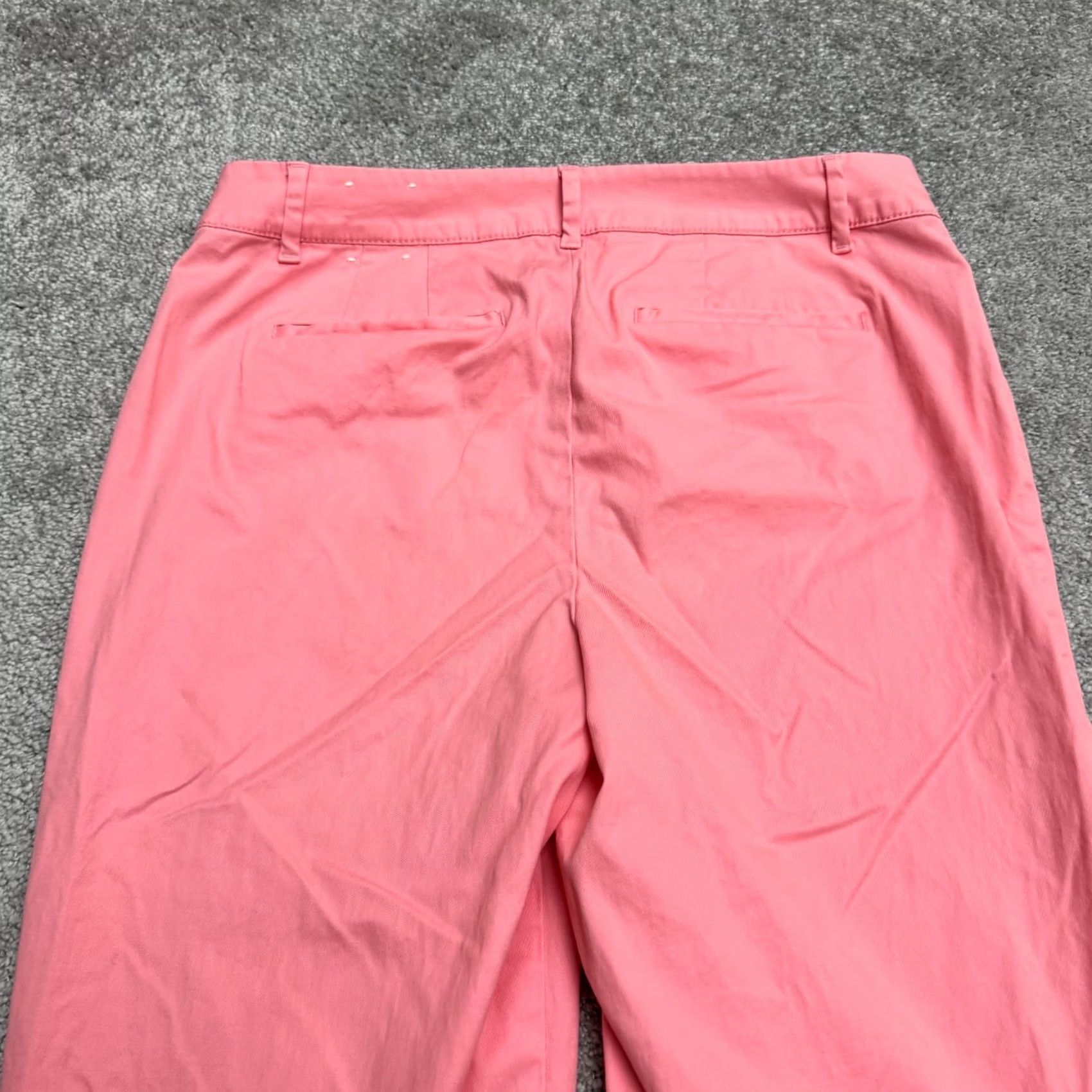 Talbots Talbots Pink Chino Ankle Pants Womens Size 6 Button Cuff Cotton 32x25 Size 28" / US 6 / IT 42 - 3 Thumbnail