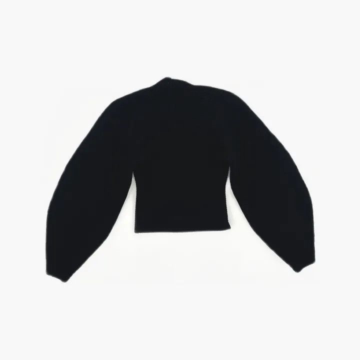 Alexander Wang Alexander Wang Black Puff Sleeve Sweater for Women - Size XS / US 0-2 / IT 36-38 - 3 Thumbnail