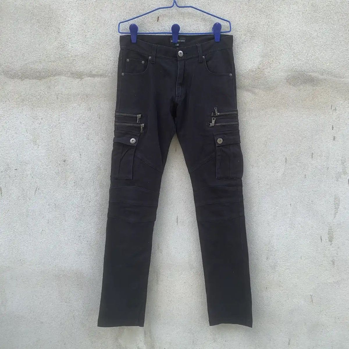 image of Avant Garde x In The Attic Stealsin The Attic Homme Trousers Cargo Multi Pants in Black (Size 30)