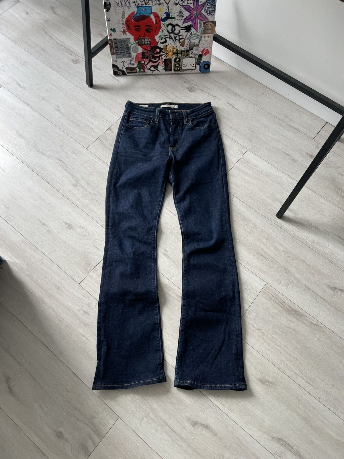 Levi's Vintage 00’s Levi’s 725 Bootcut Denim Blue Jeans Size 24" / US 00 / IT 34 - 4 Thumbnail