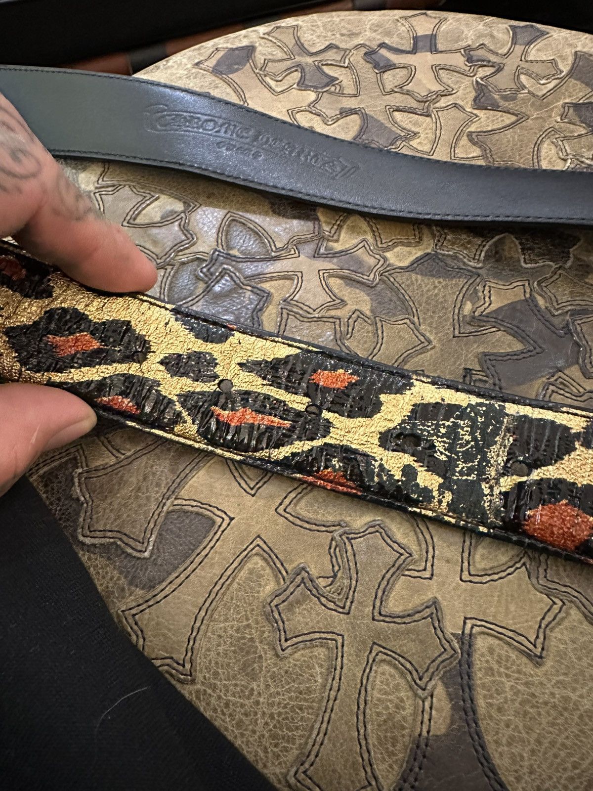 Chrome Hearts Chrome Hearts LEOPARD GUNSLINGER belt 31-33 Size 32 - 7 Thumbnail