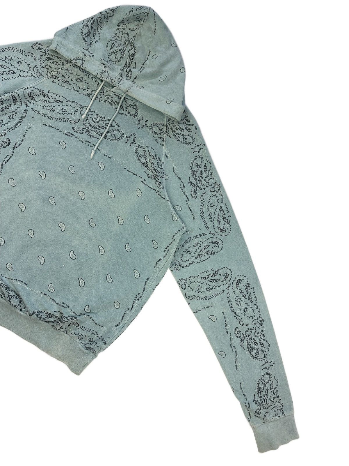 Raf Simons AW04 Waves Paisley Hoodie Size US S / EU 44-46 / 1 - 4 Thumbnail