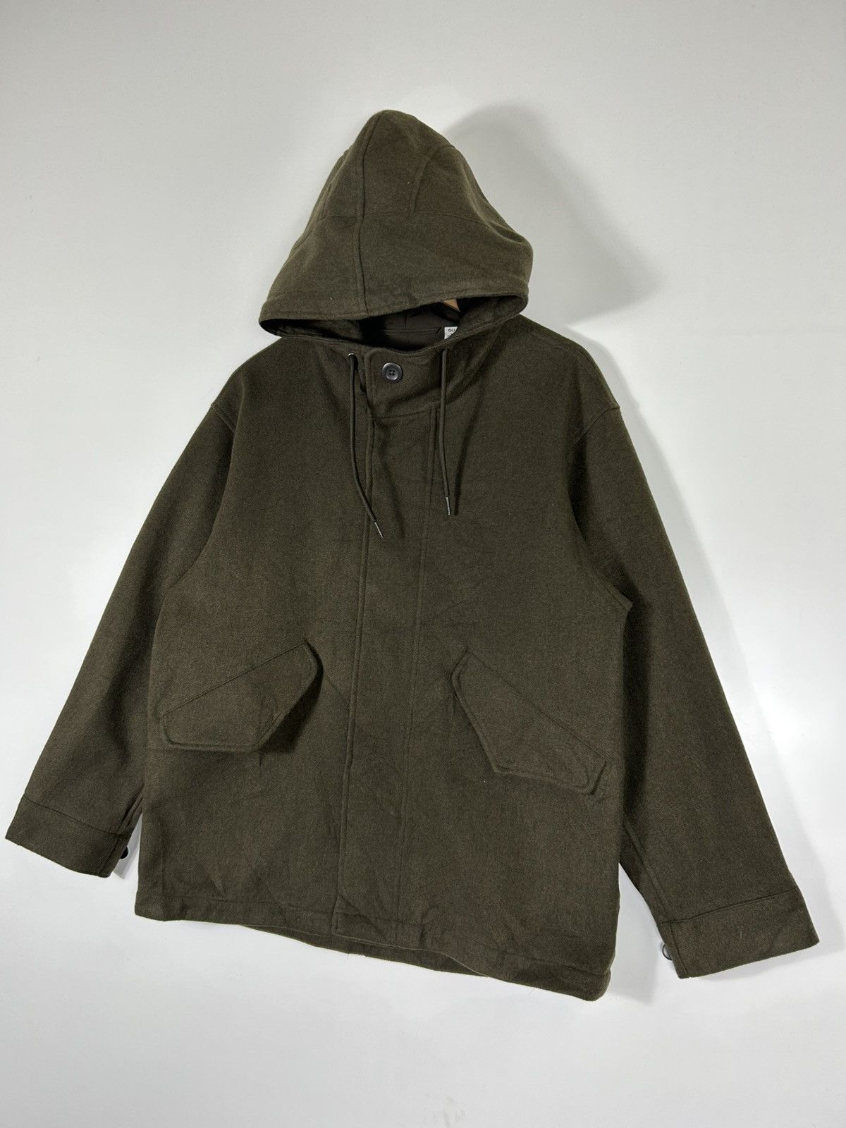 GU GU Hooded Fleece Jacket - Minimalist Outerwear Casual Coat Size US S / EU 44-46 / 1 - 3 Thumbnail