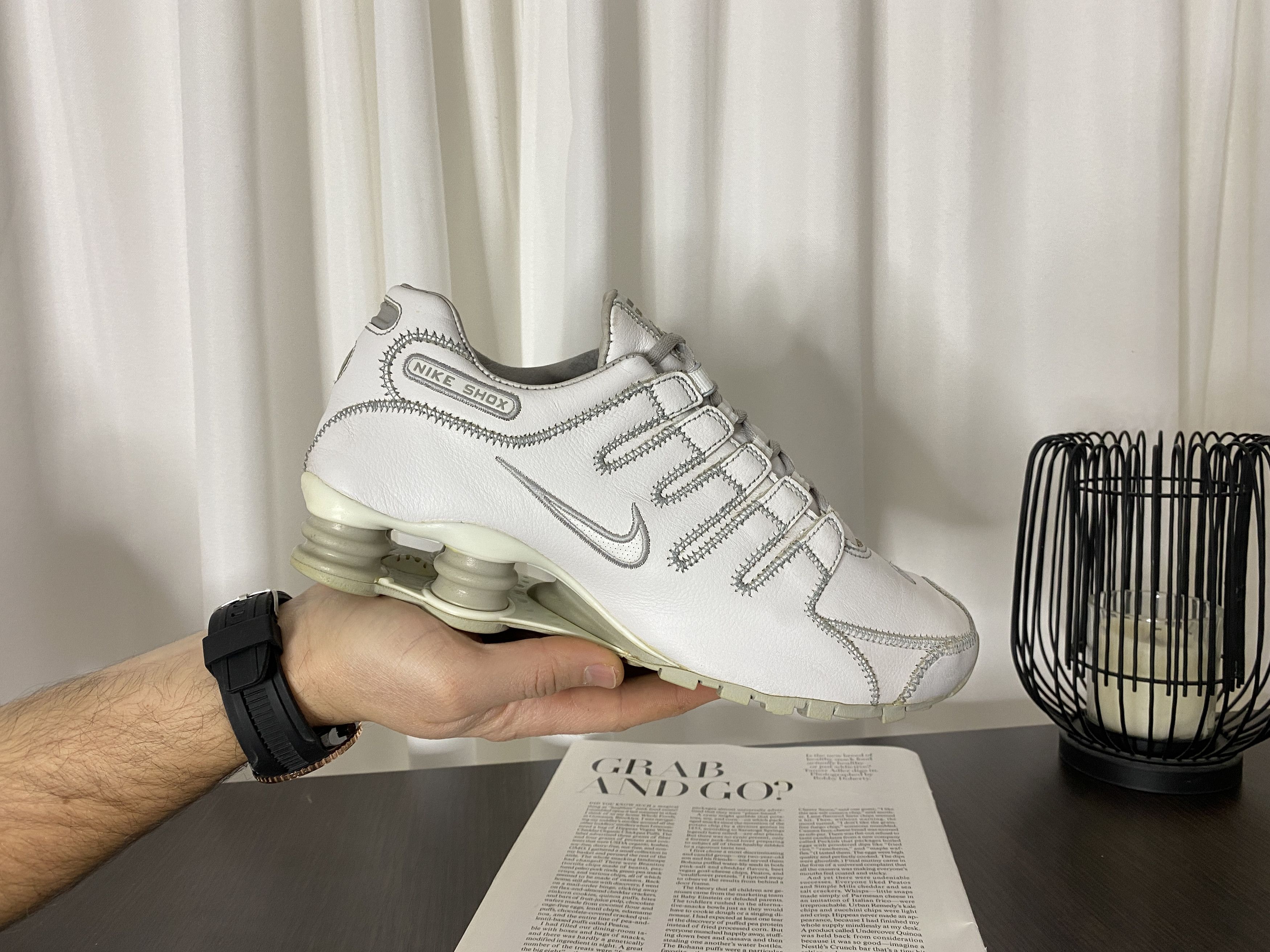 Nike Nike Shox 2000s Vintage Y2K Drill Leather Sneakers | Grailed