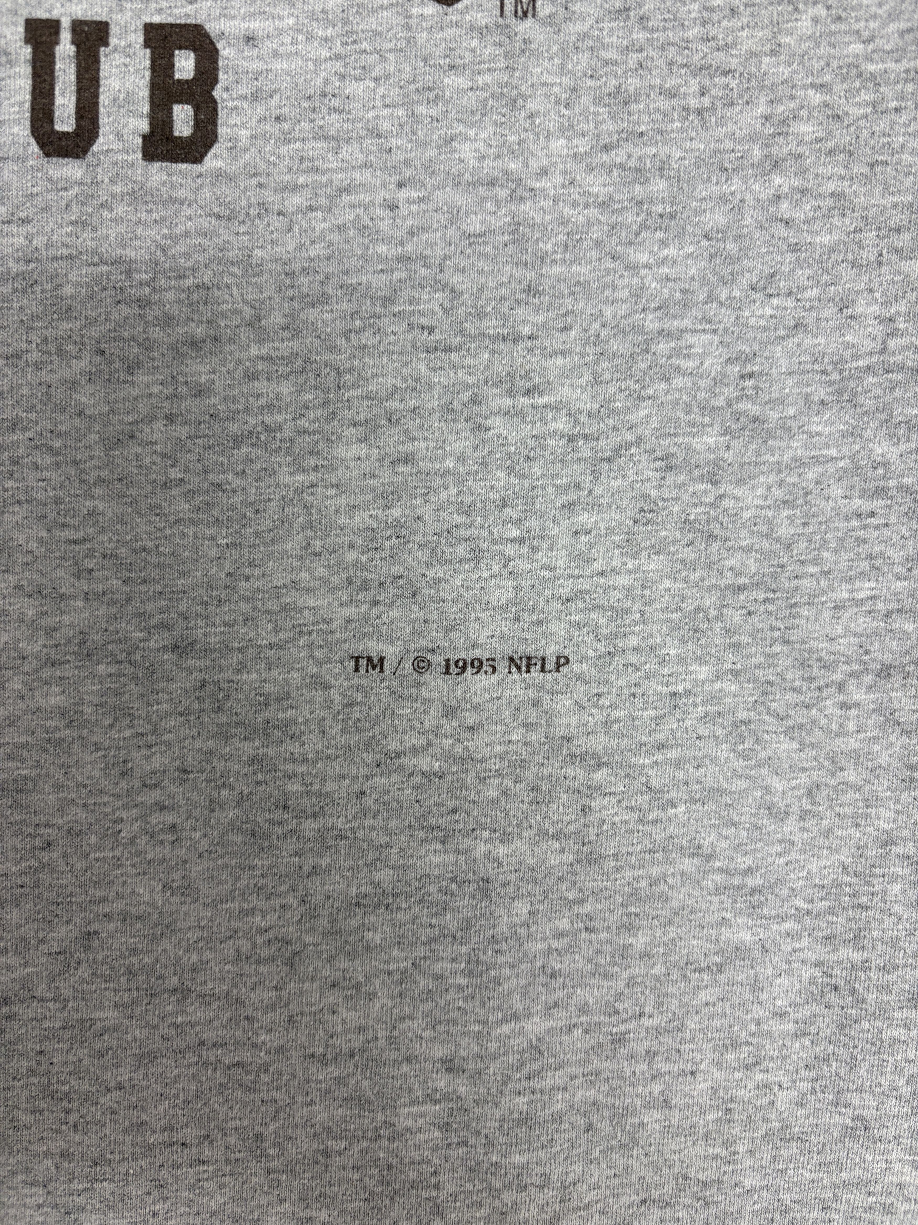 Nutmeg × Vintage Cleveland Browns Football Club Vintage Grey T-Shirt Tee Size US XL / EU 56 / 4 - 3 Thumbnail