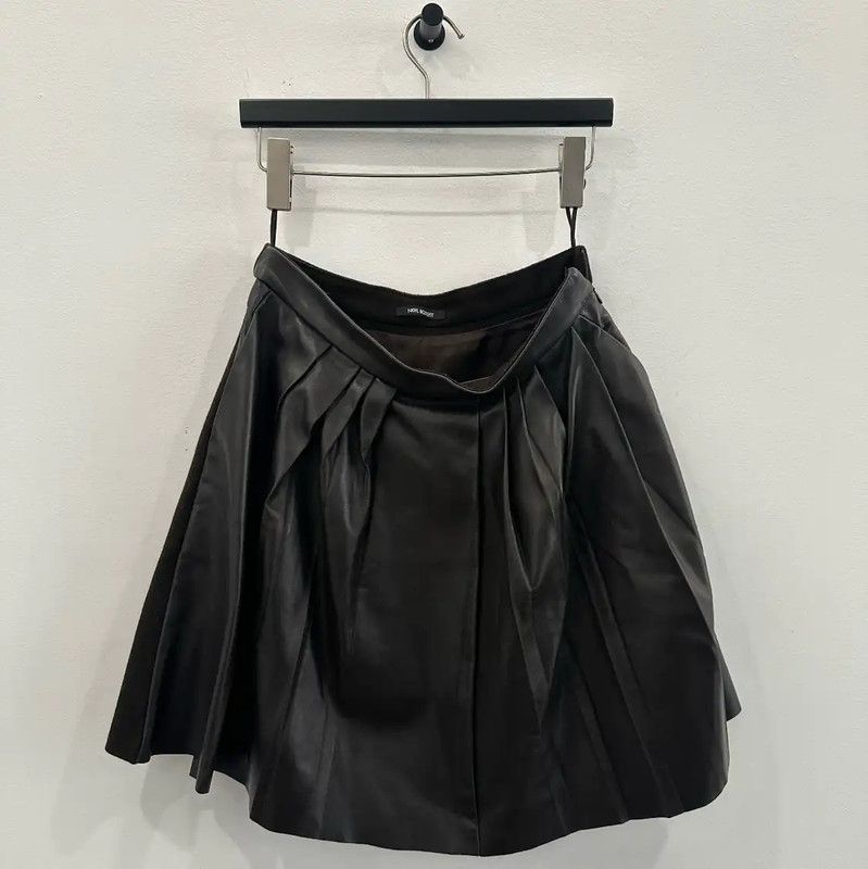 Neil Barrett Neil Barrett Women's Dark Gray Wool Skirt 0089 Size 23" - 1 Thumbnail