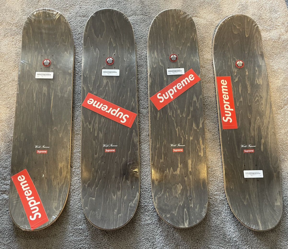 Supreme SUPREME ILLEGAL BUSINESS CONTROLS AMERICA SKATE BOARD SET 4 Size ONE SIZE - 2 Thumbnail