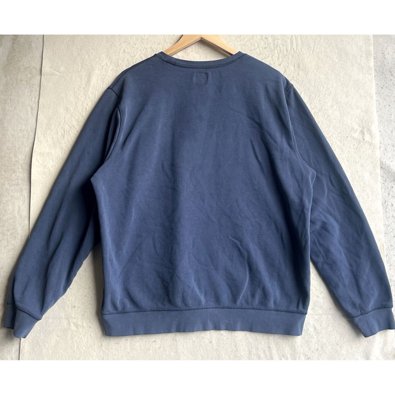 Everlast VINTAGE Everlast Men's Sweatshirt Blue XL Long Sleeve Crew Neck Pullover Fleece Logo Cotton Regular Unit Size US XL / EU 56 / 4 - 2 Thumbnail