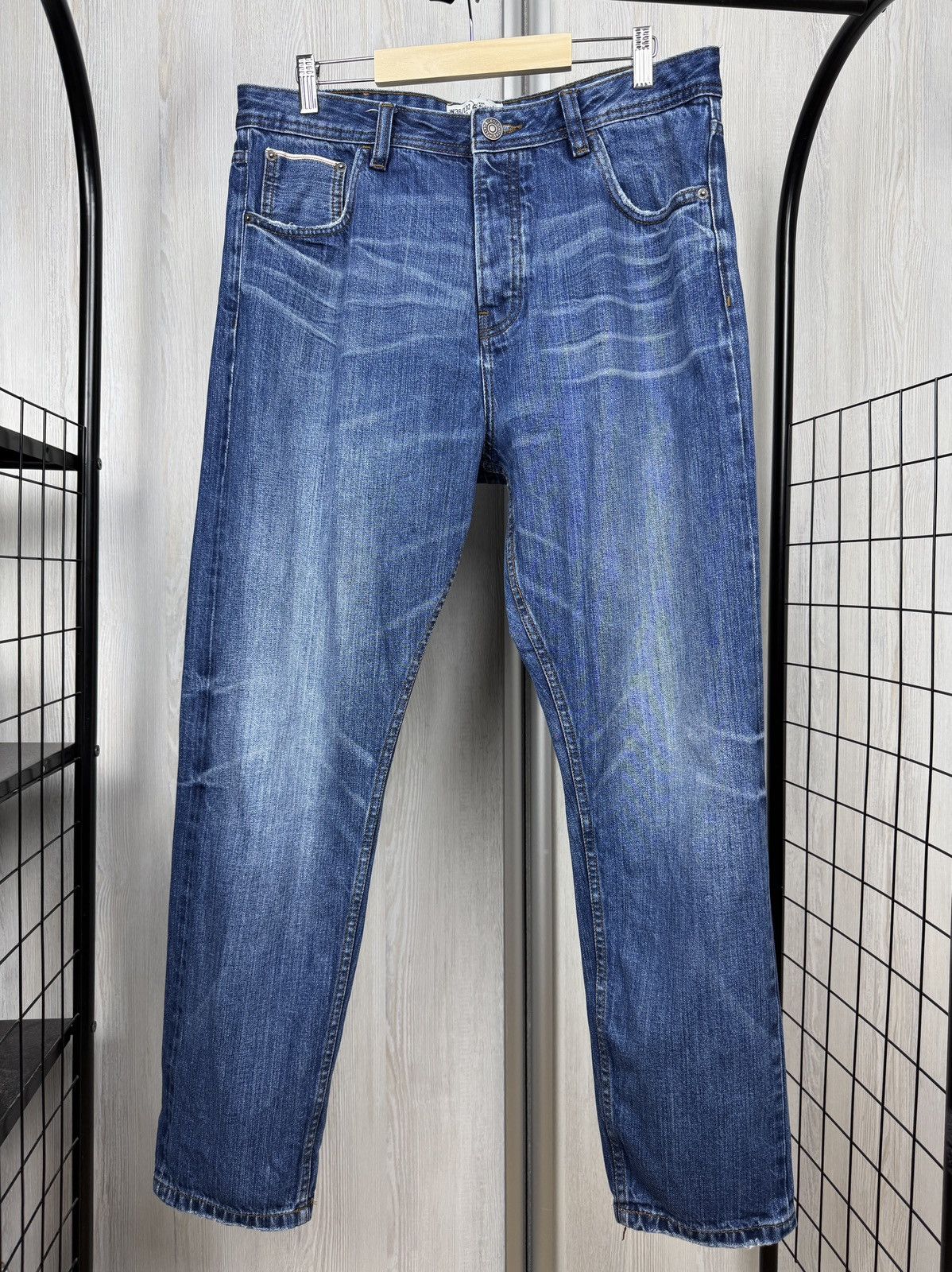 The Stronghold The Stronghold blue faded selvedge denim jeans Size US 36 / EU 52 - 4 Thumbnail