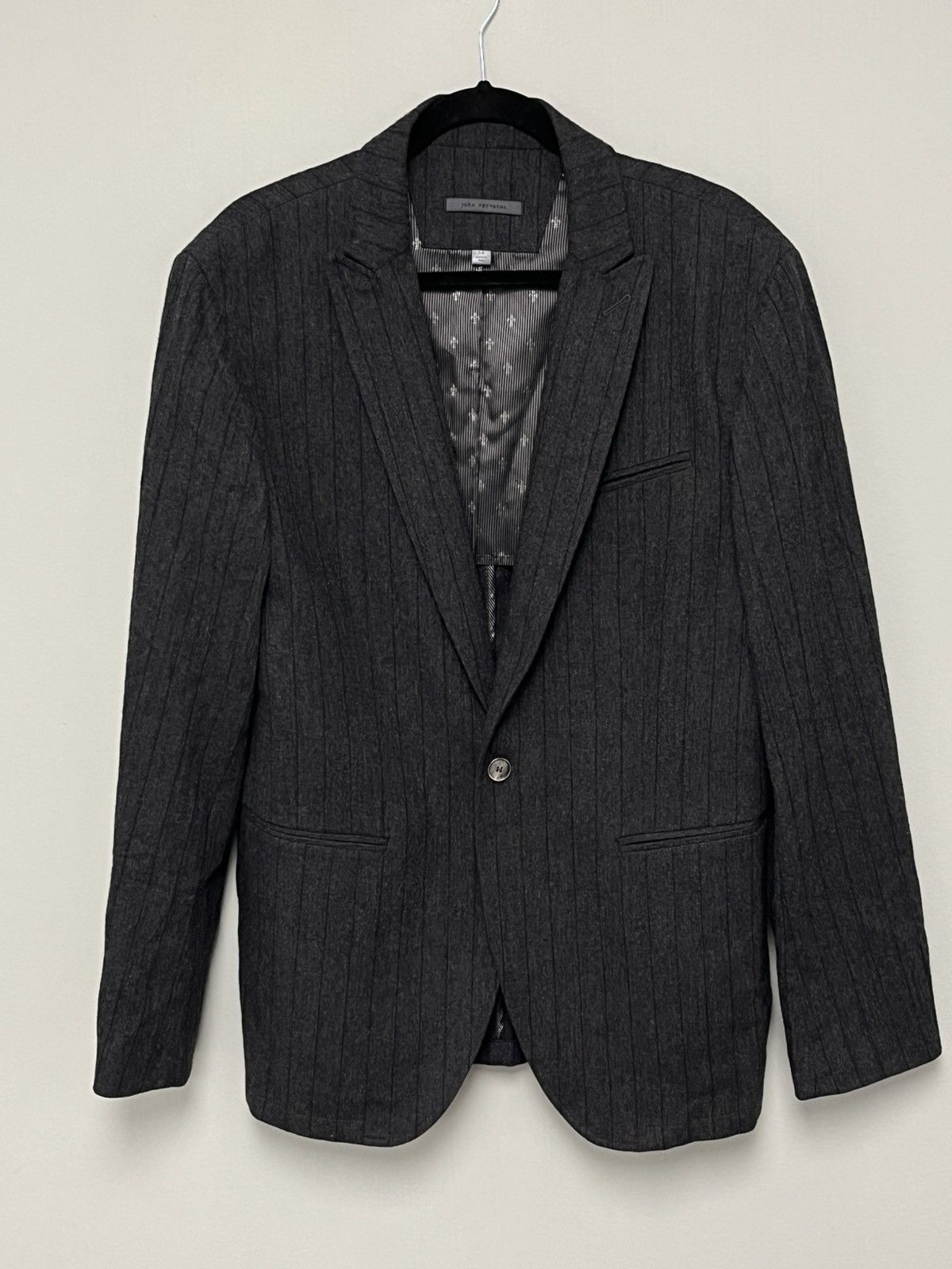 John Varvatos Pinstripe Jacket. Size EU 54 USA 44 Size US L / EU 52-54 / 3 - 4 Thumbnail