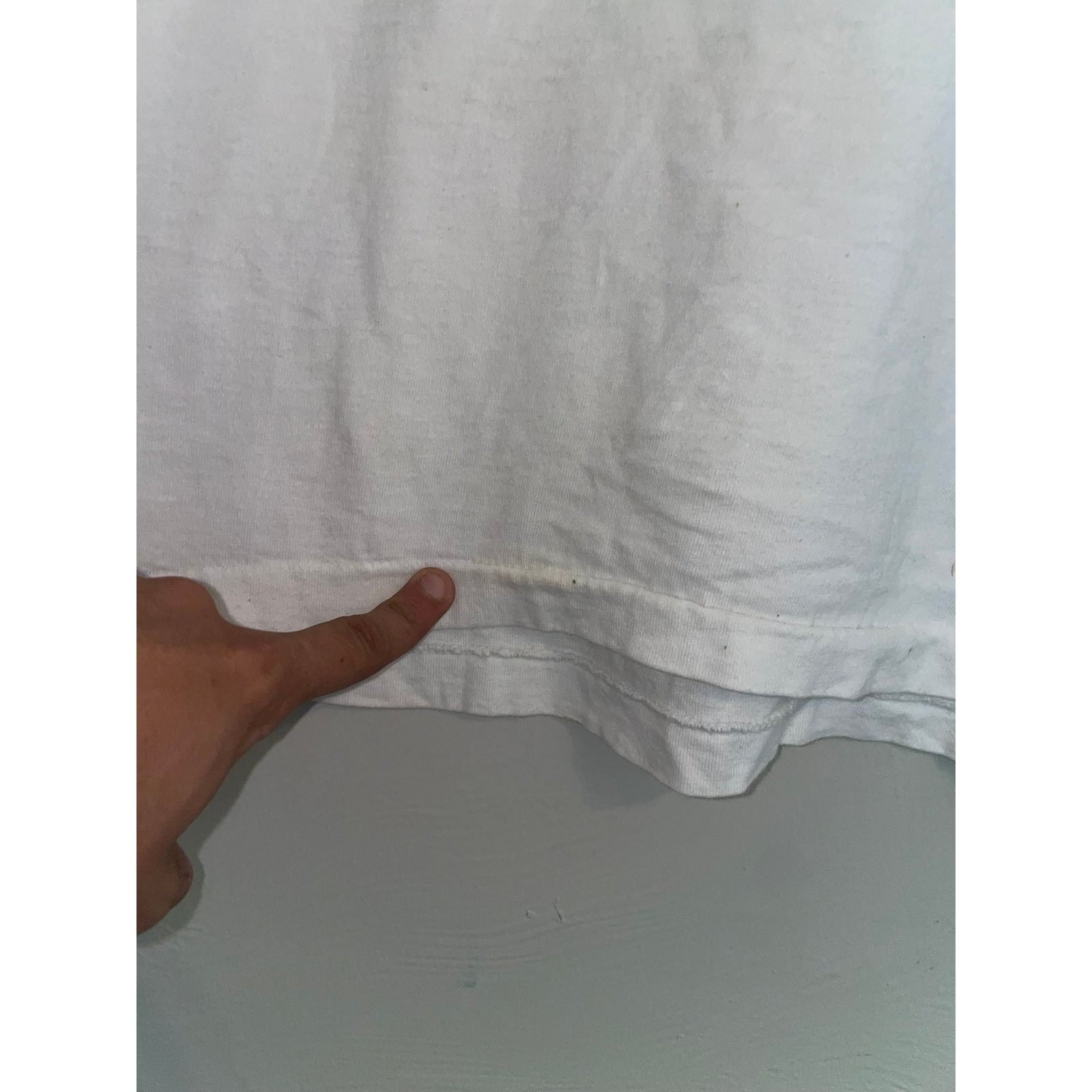 Vintage Vintage Johnny Reno Shirt Musician Music White Tee XL 90s Size US XL / EU 56 / 4 - 6 Thumbnail