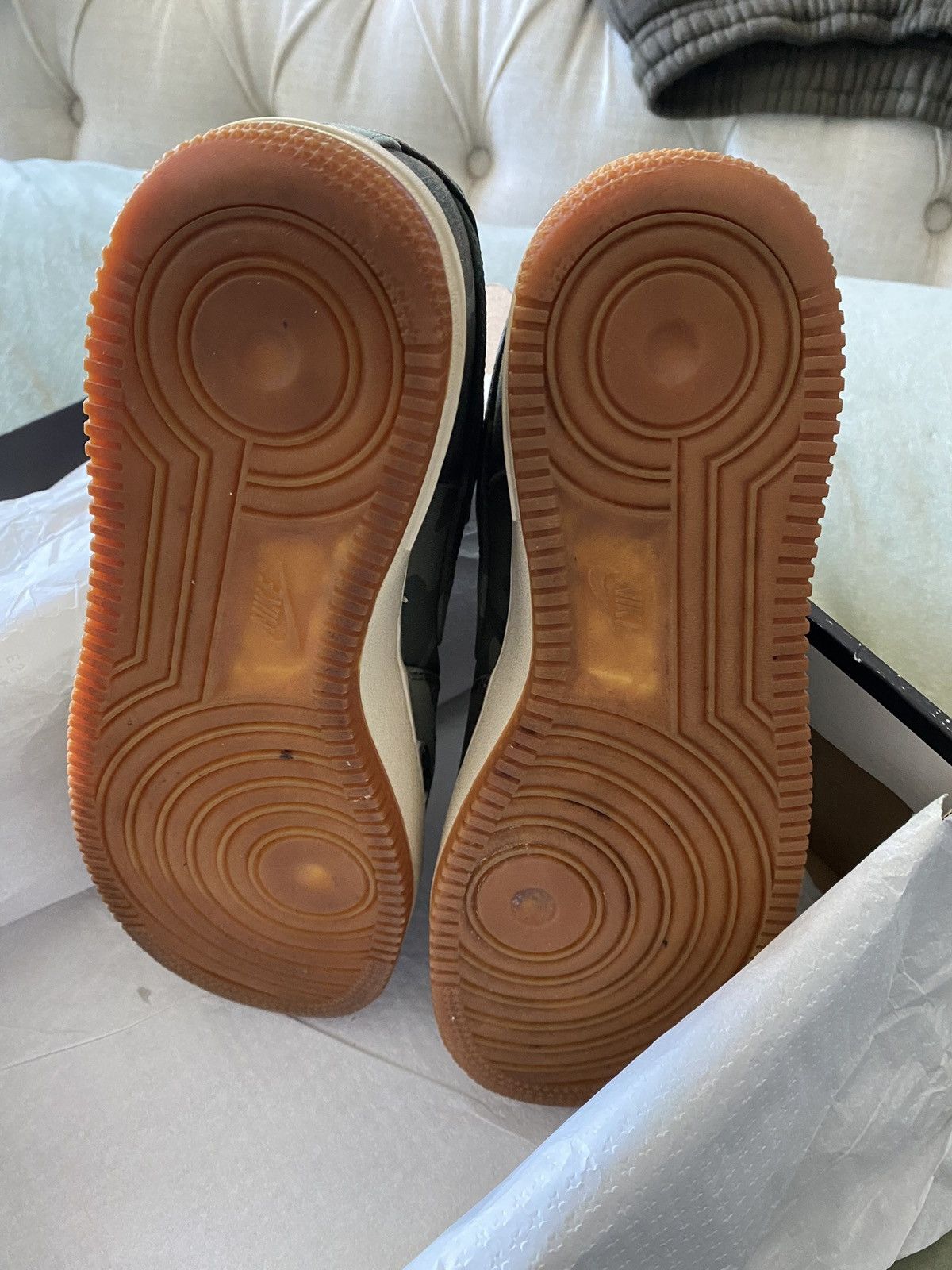 Nike × Supreme Supreme Nike Air Force 1 Camo Canvas Size US 8.5 / EU 41-42 - 3 Thumbnail