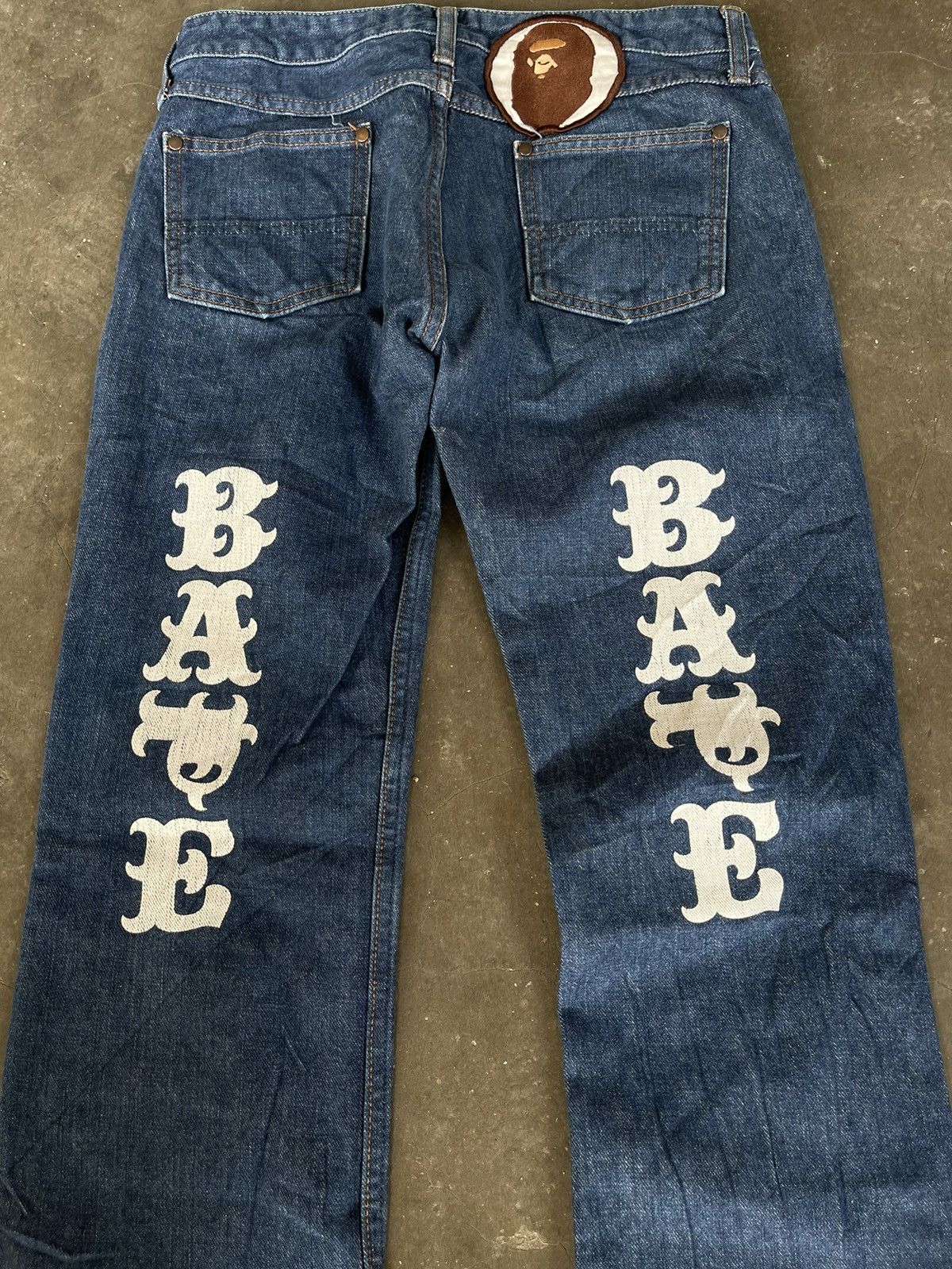 Bape Bape OG Spellout Logo Denim Size 30" / US 8 / IT 44 - 9 Thumbnail