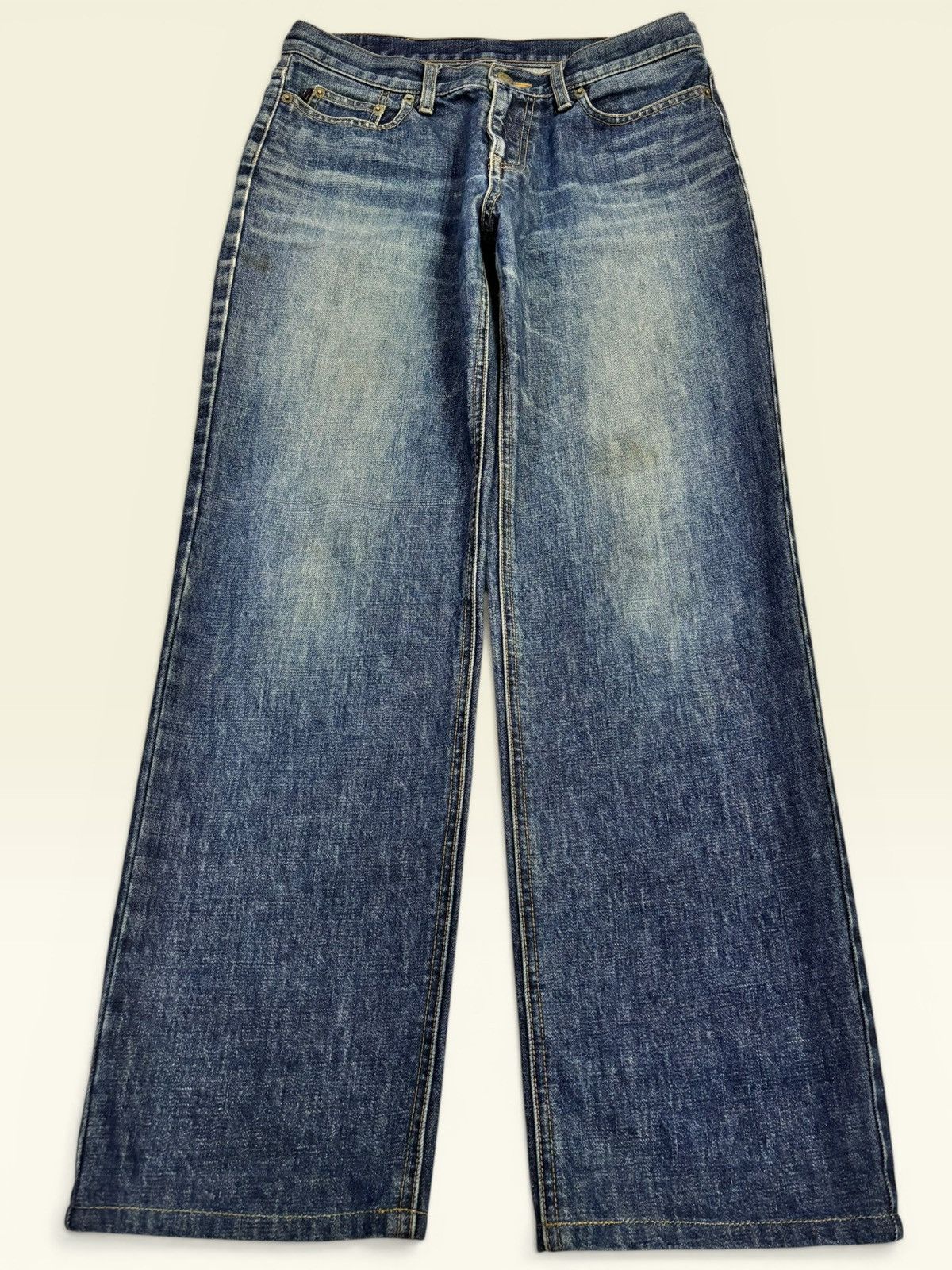 RRL Ralph Lauren 90s RL Ralph Lauren Japan Faded Loose Fit Jeans Size US 30 / EU 46 - 2 Thumbnail
