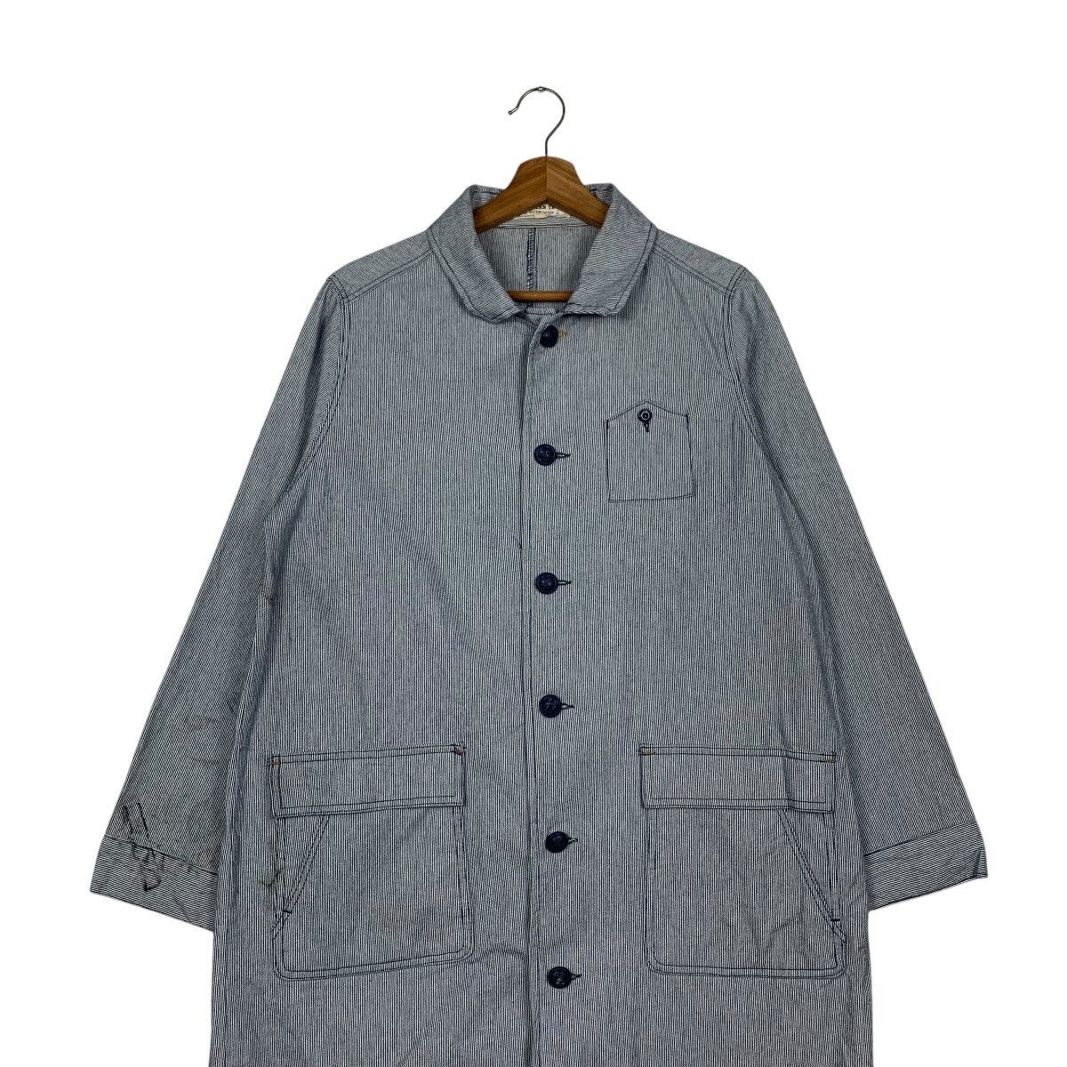 Japanese Brand NORTHERN TRUCK Work&Marine Hickory Striped Jacket #2102-C92 Size US L / EU 52-54 / 3 - 3 Thumbnail