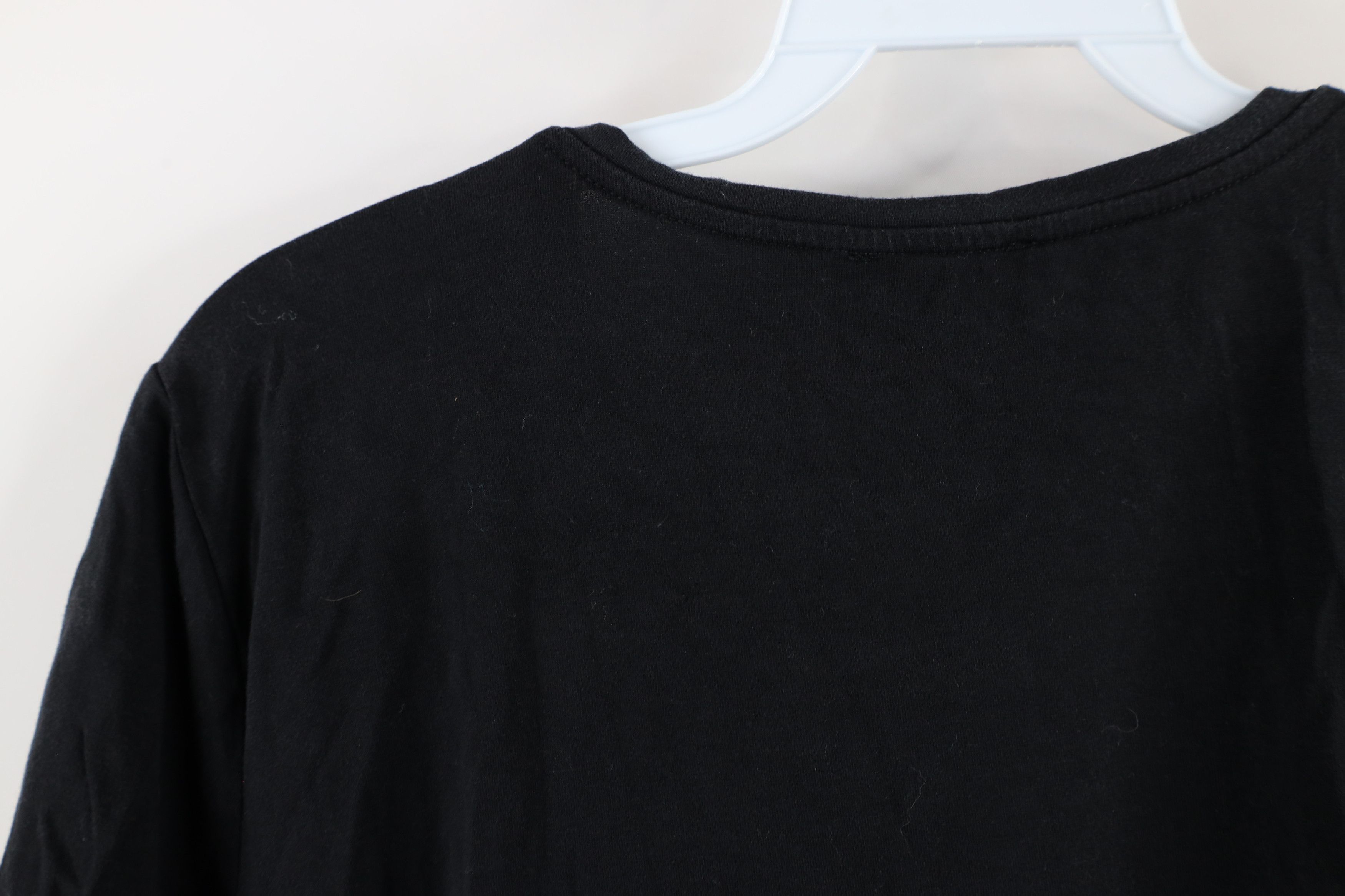 Eileen Fisher × Vintage Eileen Fisher Blank Stretch Knit Short Sleeve T-Shirt Black Size L / US 10 / IT 46 - 6 Thumbnail