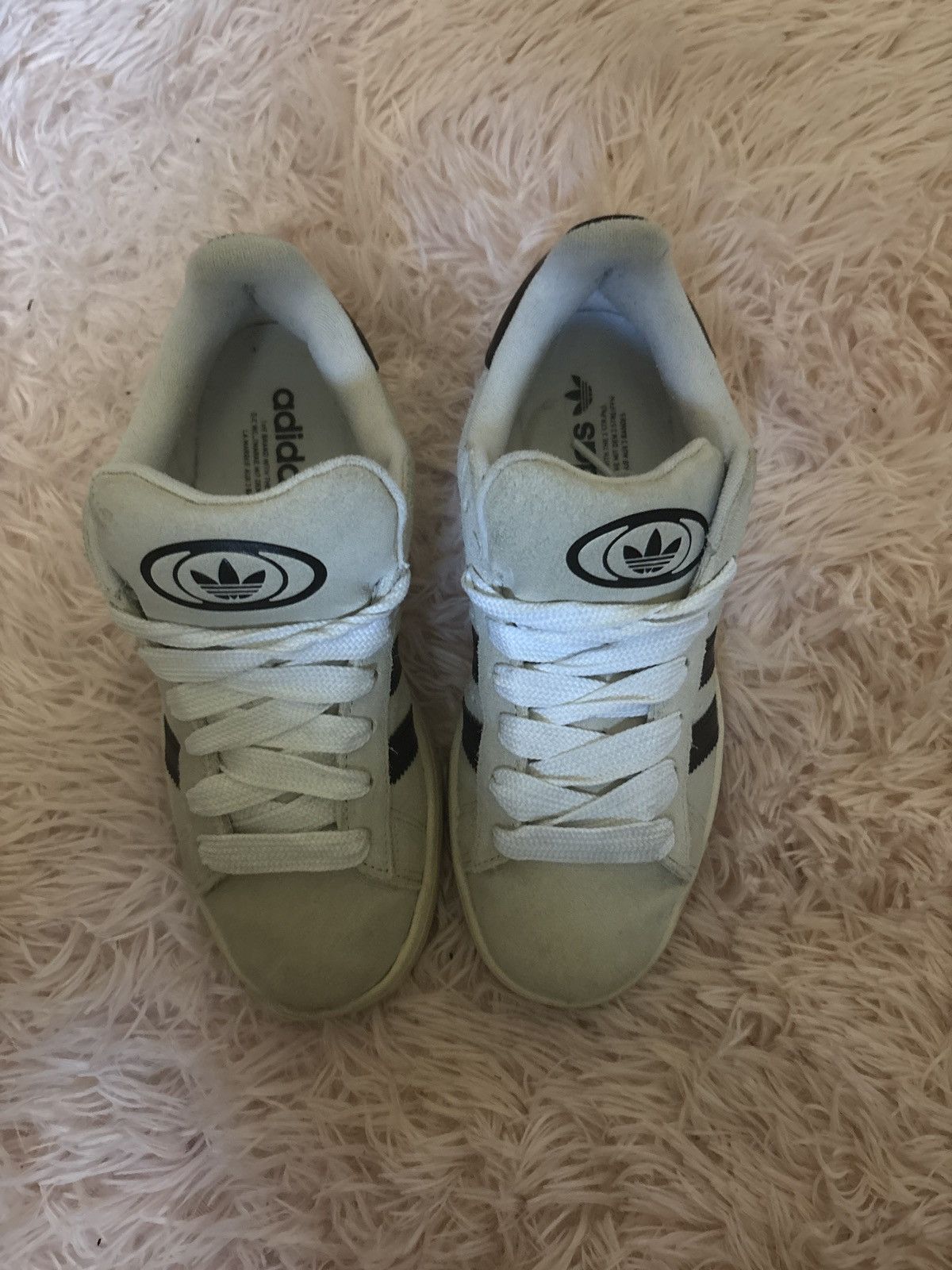 Adidas Adidas campus 00 cream white and navy blue Size US 7.5 / EU 40-41 - 5 Thumbnail
