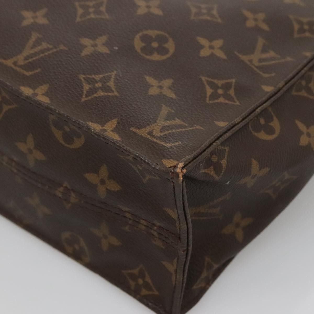 Louis Vuitton LOUIS VUITTON Monogram Sac Plat Hand Bag M51140 Size ONE SIZE - 9 Thumbnail