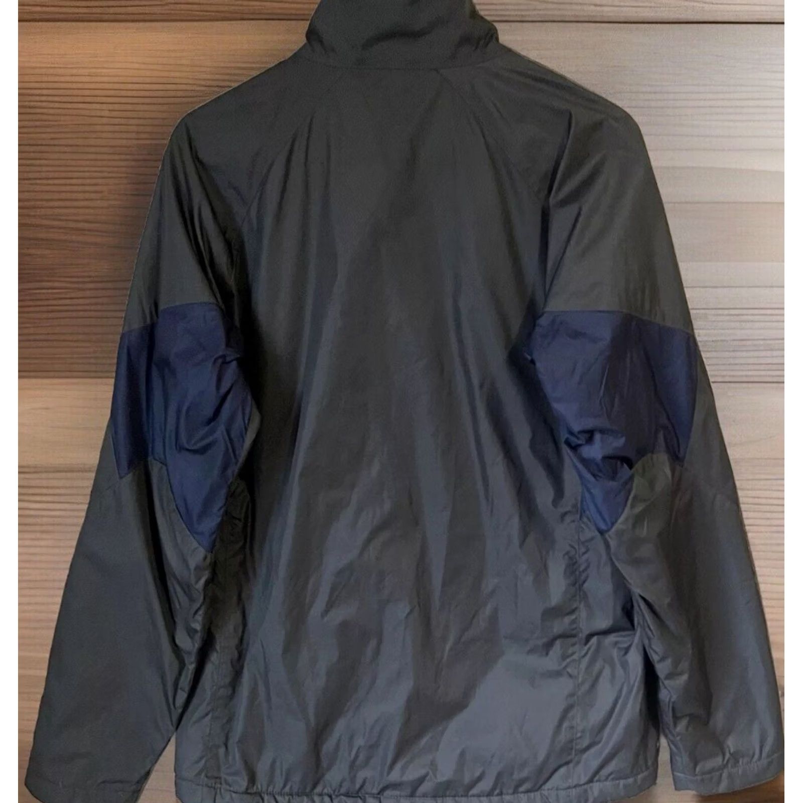 Nike Nike Pro Fit Jacket Mens Windbreaker Full Zip Lined Pockets Water Resistant Black/Blue, Regular, M Size US M / EU 48-50 / 2 - 2 Thumbnail