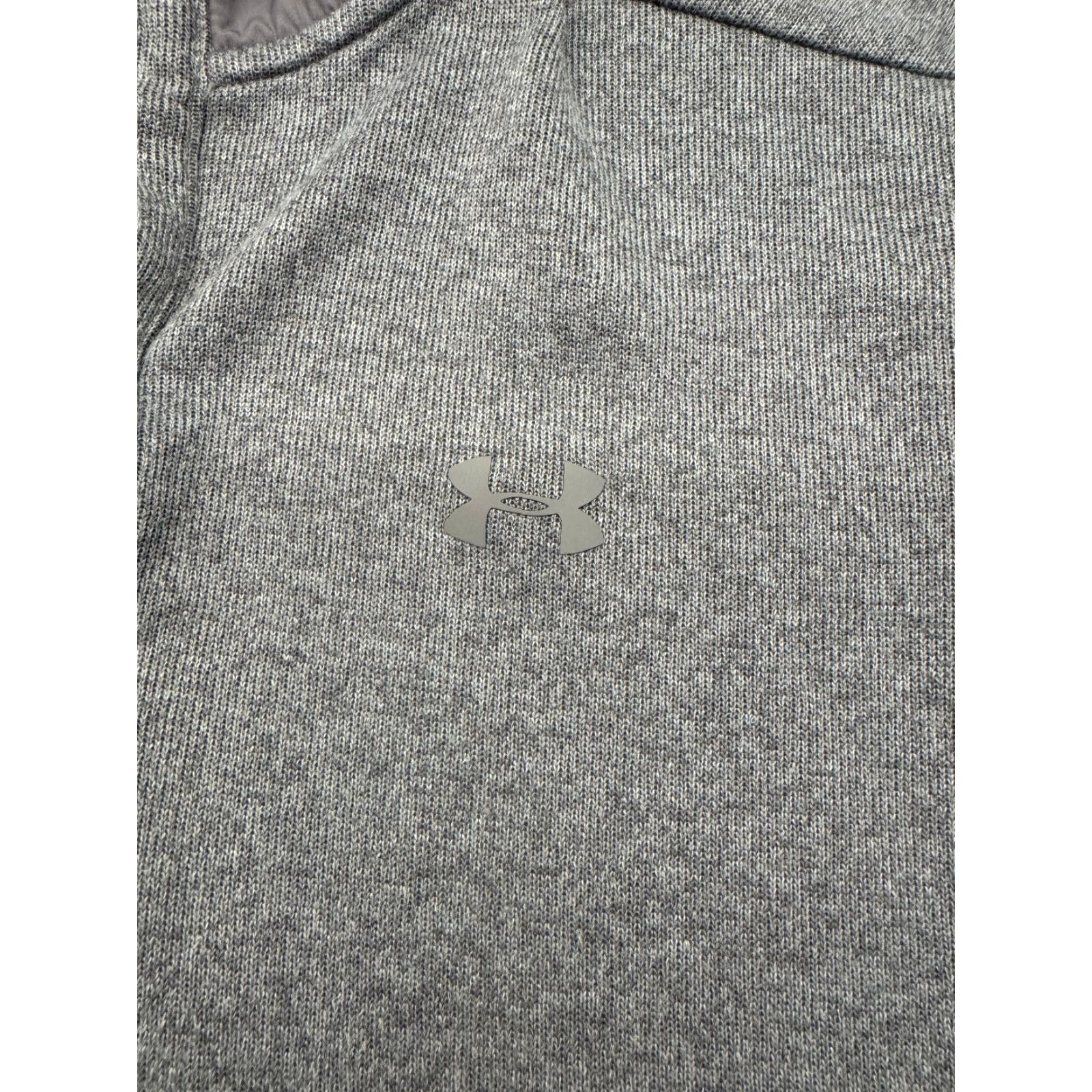 Under Armour Under Armour Long Sleeve Pullover Shirt Mens L Gray 1/4 Zip Sweater Winter Fall Outdoor Sports Golf Hiking Walking Size US L / EU 52-54 / 3 - 3 Thumbnail