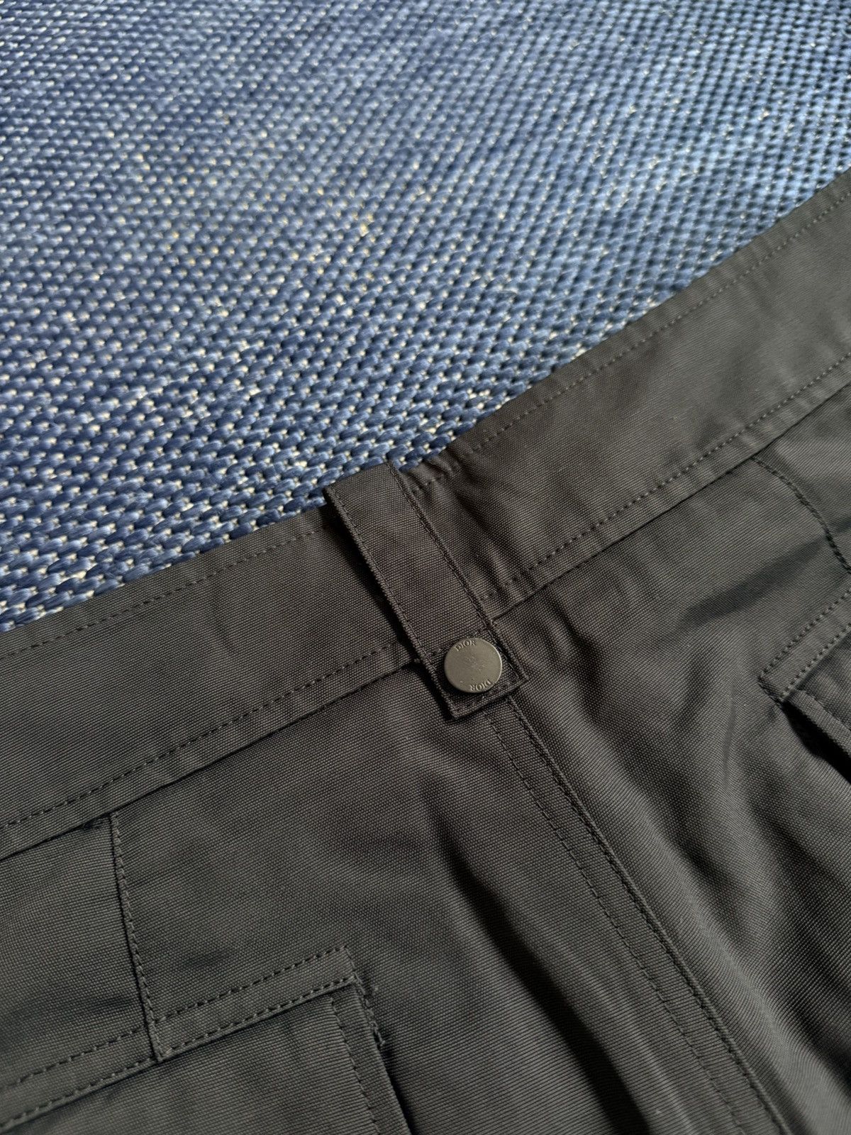 Dior FW21 Black Nylon Buckle Cargo Pants Size US 32 / EU 48 - 8 Thumbnail