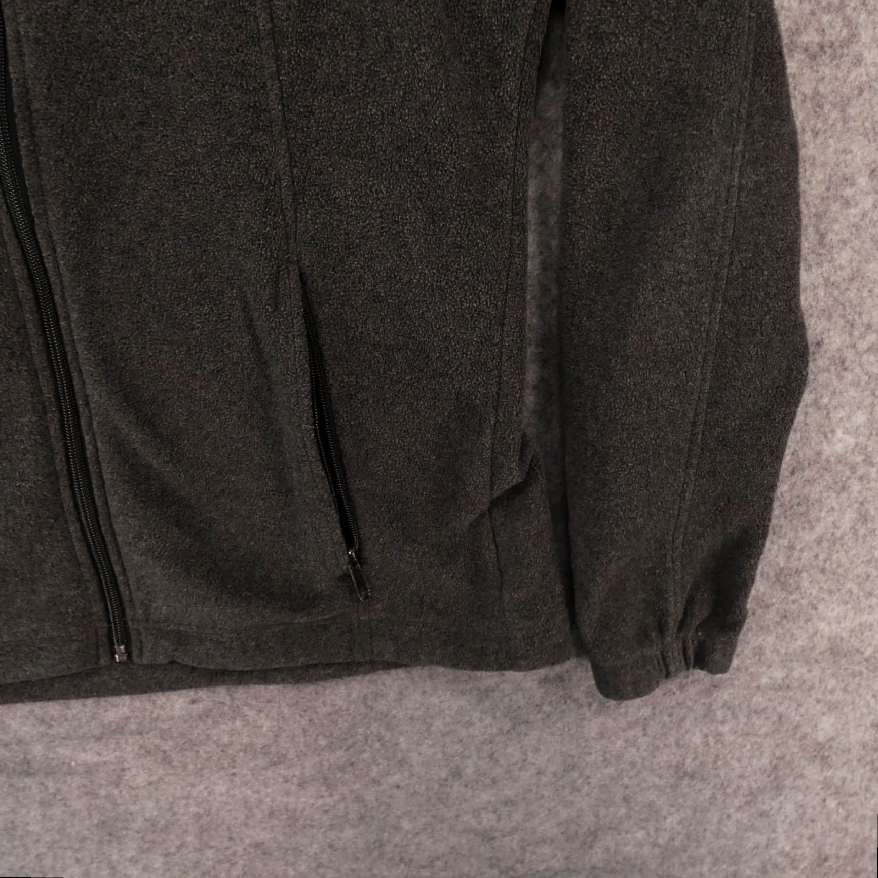 Logo 7 Columbia Jacket Womens Medium Gray Zip Up Fleece w/ Pockets & Logo Size M / US 6-8 / IT 42-44 - 5 Thumbnail