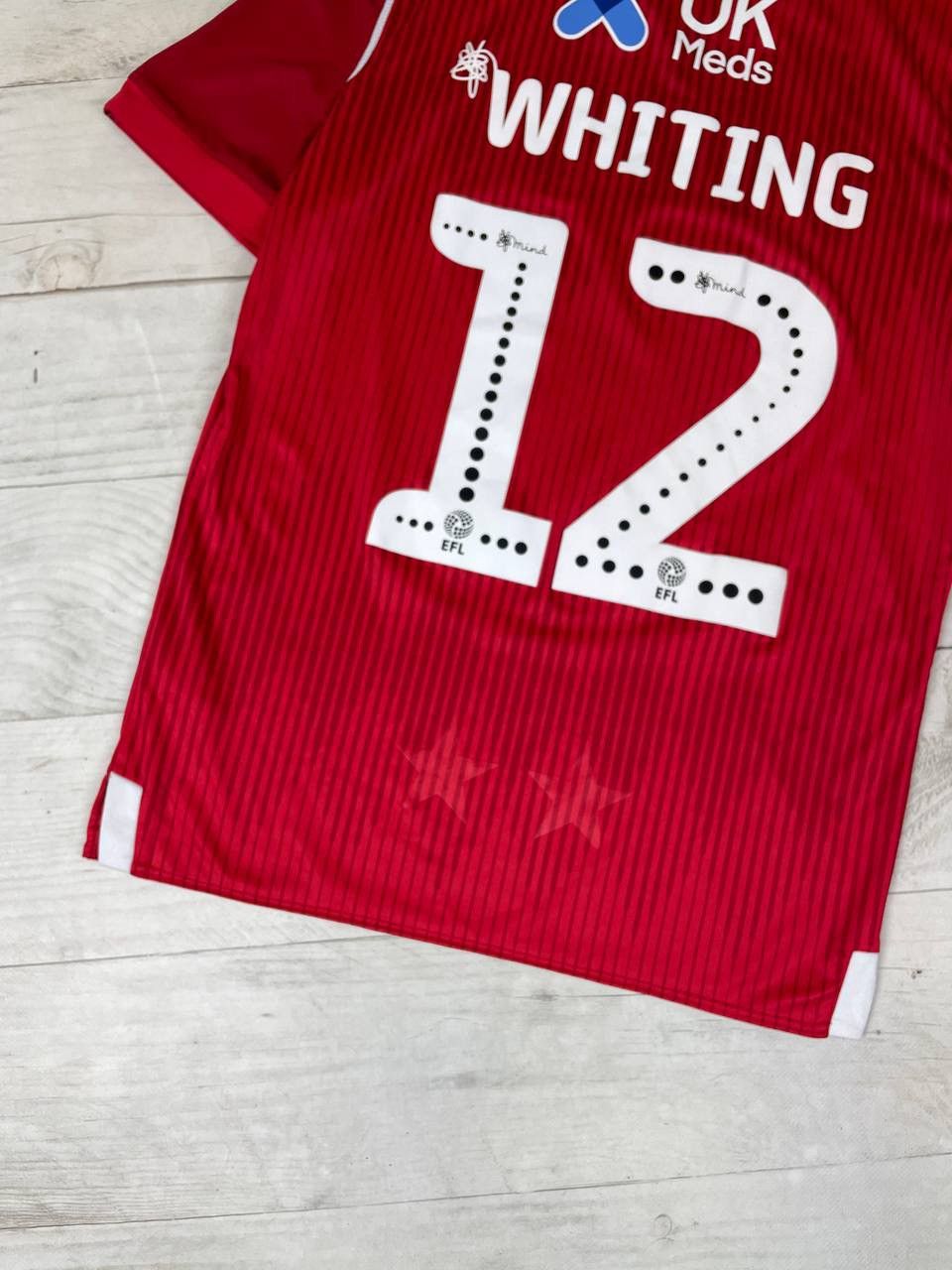 Macron Macron Nottingham Forest 2019-20 Whiting 12 Home Shirt Size US S / EU 44-46 / 1 - 18 Thumbnail
