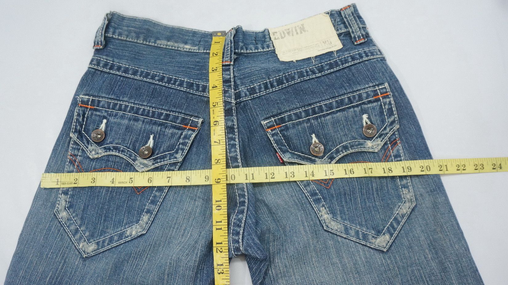 Edwin 🔥 Edwin Exclusive Vintage XVS EXV342 Flared Bootcut Jeans Size US 30 / EU 46 - 13 Thumbnail