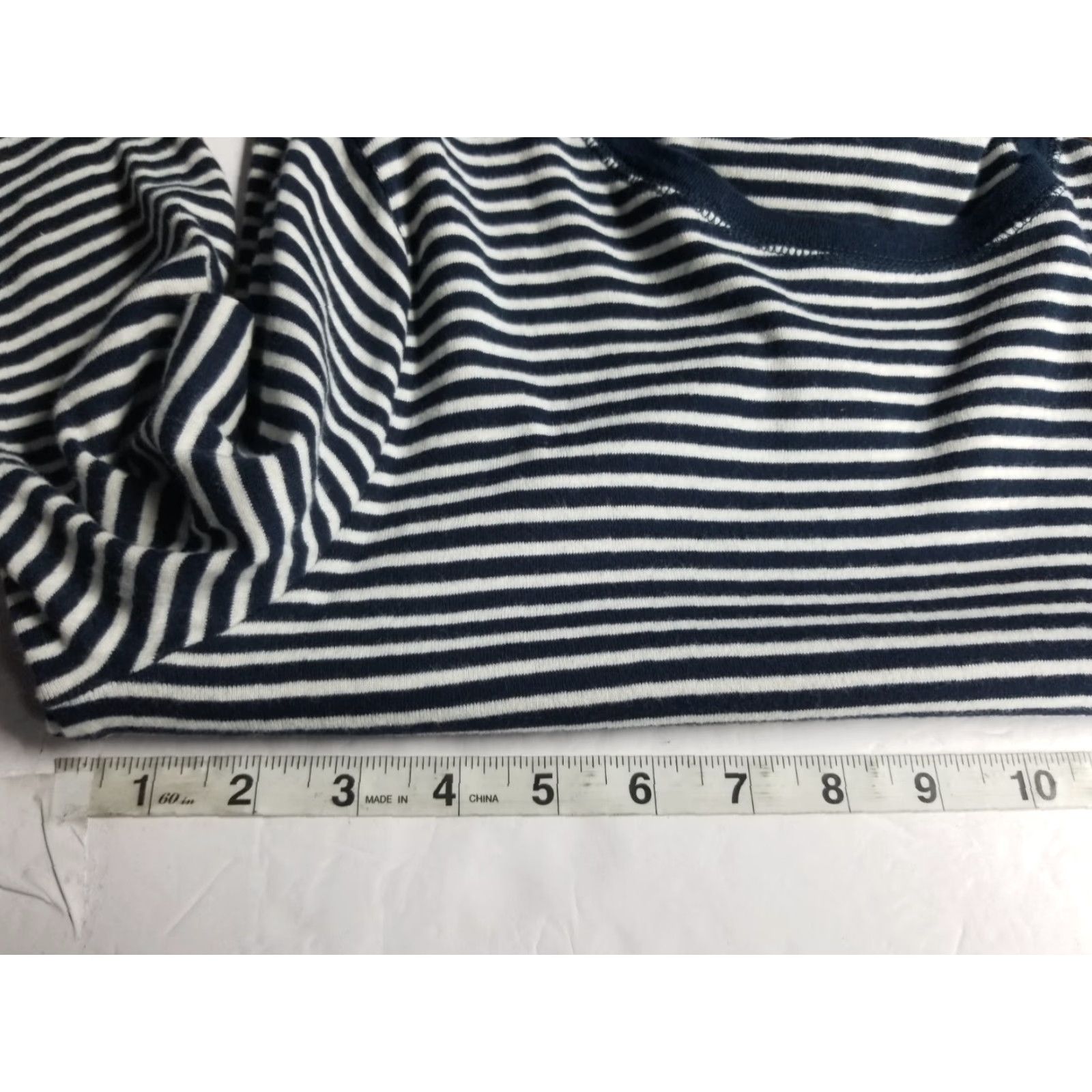 Ralph Lauren Lauren Ralph Lauren Shirt Womens Long Sleeve Striped Blue Multicolor L Large Elbow Patch Classic Casual Womens Size L / US 10 / IT 46 - 3 Thumbnail