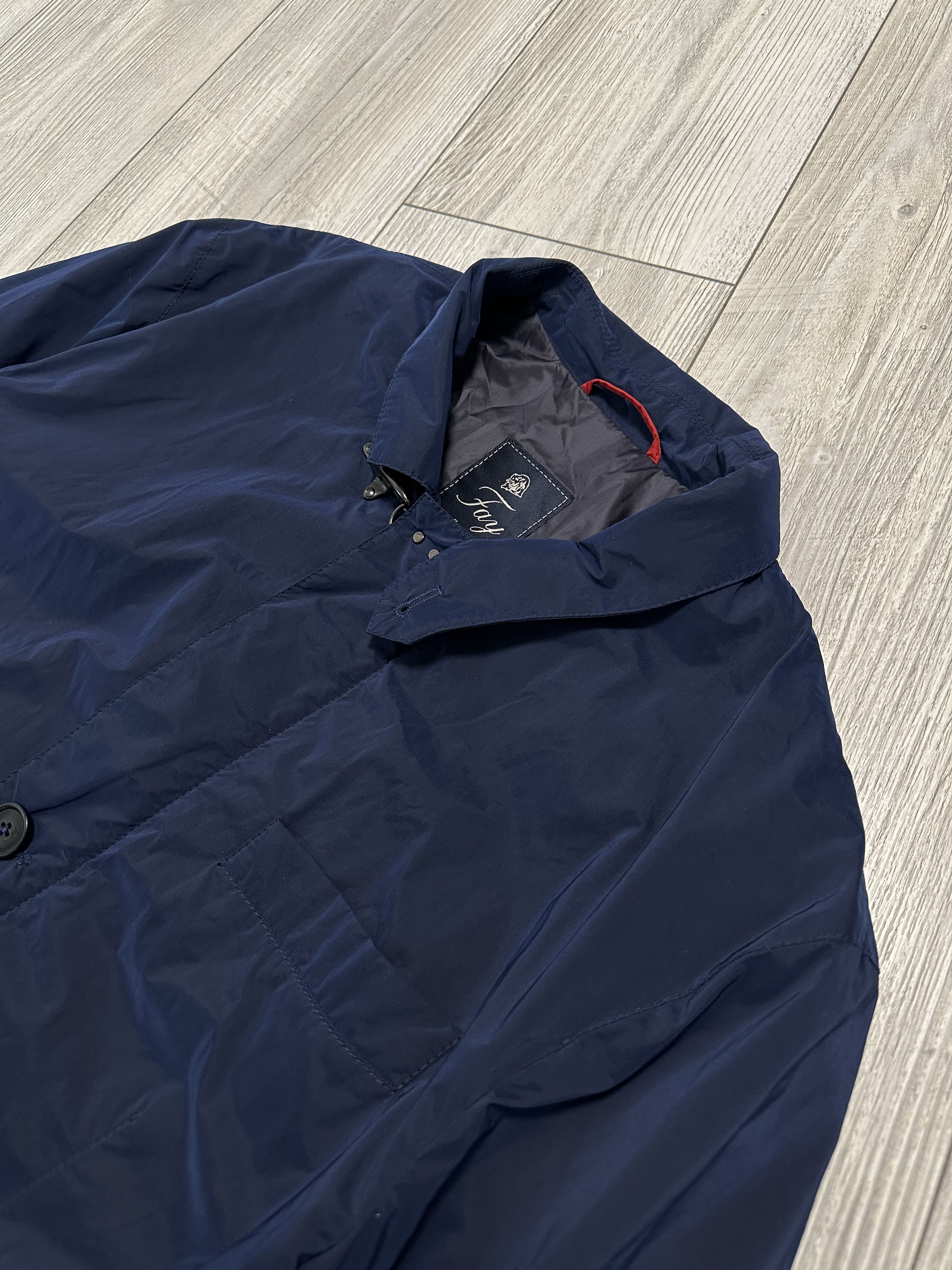 Fay FAY Men Light Jacket NAM19360660 Pie Blue Size US XXL / EU 58 / 5 - 2 Thumbnail