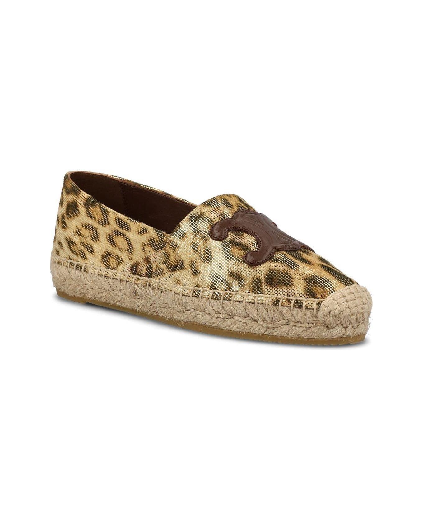 Celine o1y0725 Flat Espadrilles in Beige/Brown Size US 5 / IT 35 - 2 Thumbnail