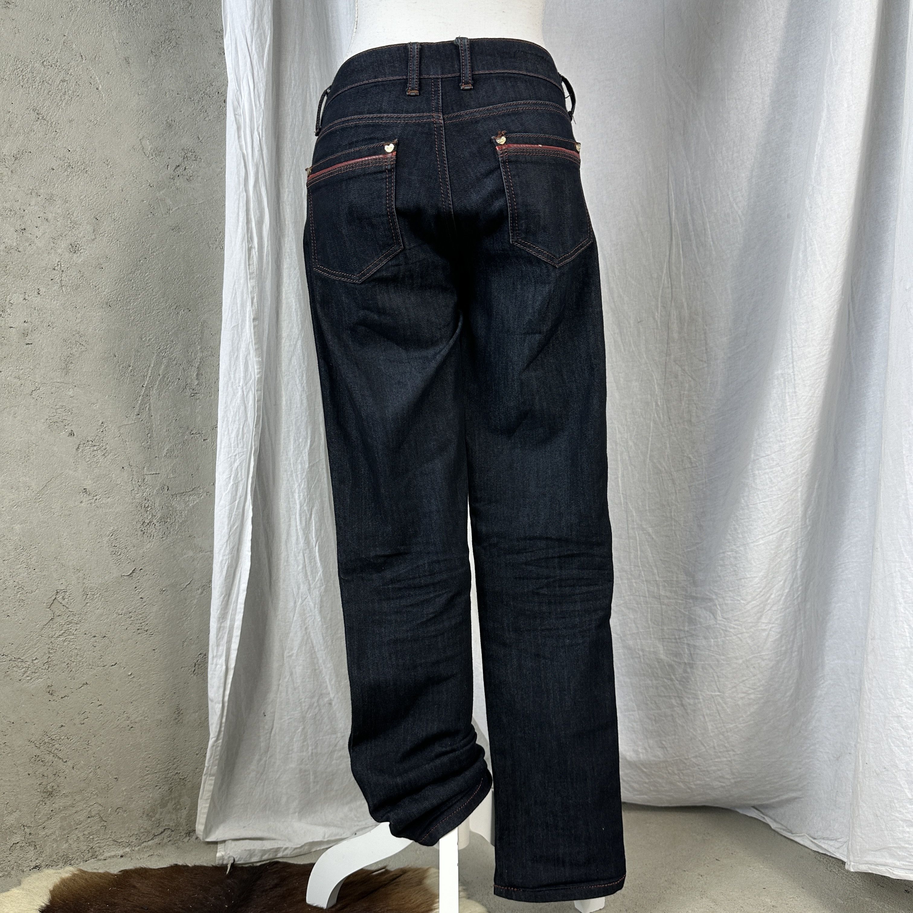 Gucci × Vintage Vintage Y2K Casual Avant Garde Gucci Heart Jeans Size 29" - 10 Thumbnail