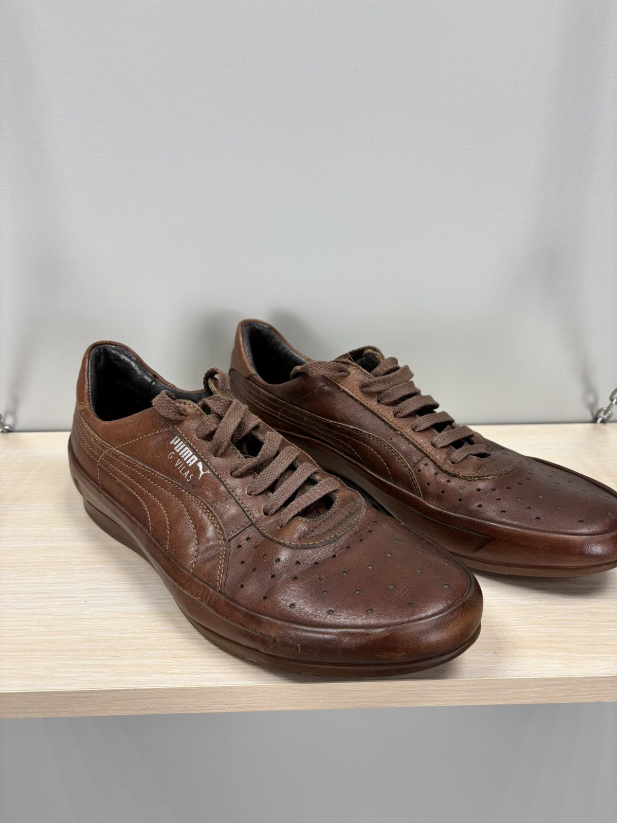 Puma Mens vintage limited leather sneakers Puma G.Vilas 96 Hours Size US 9 / EU 42 - 2 Thumbnail