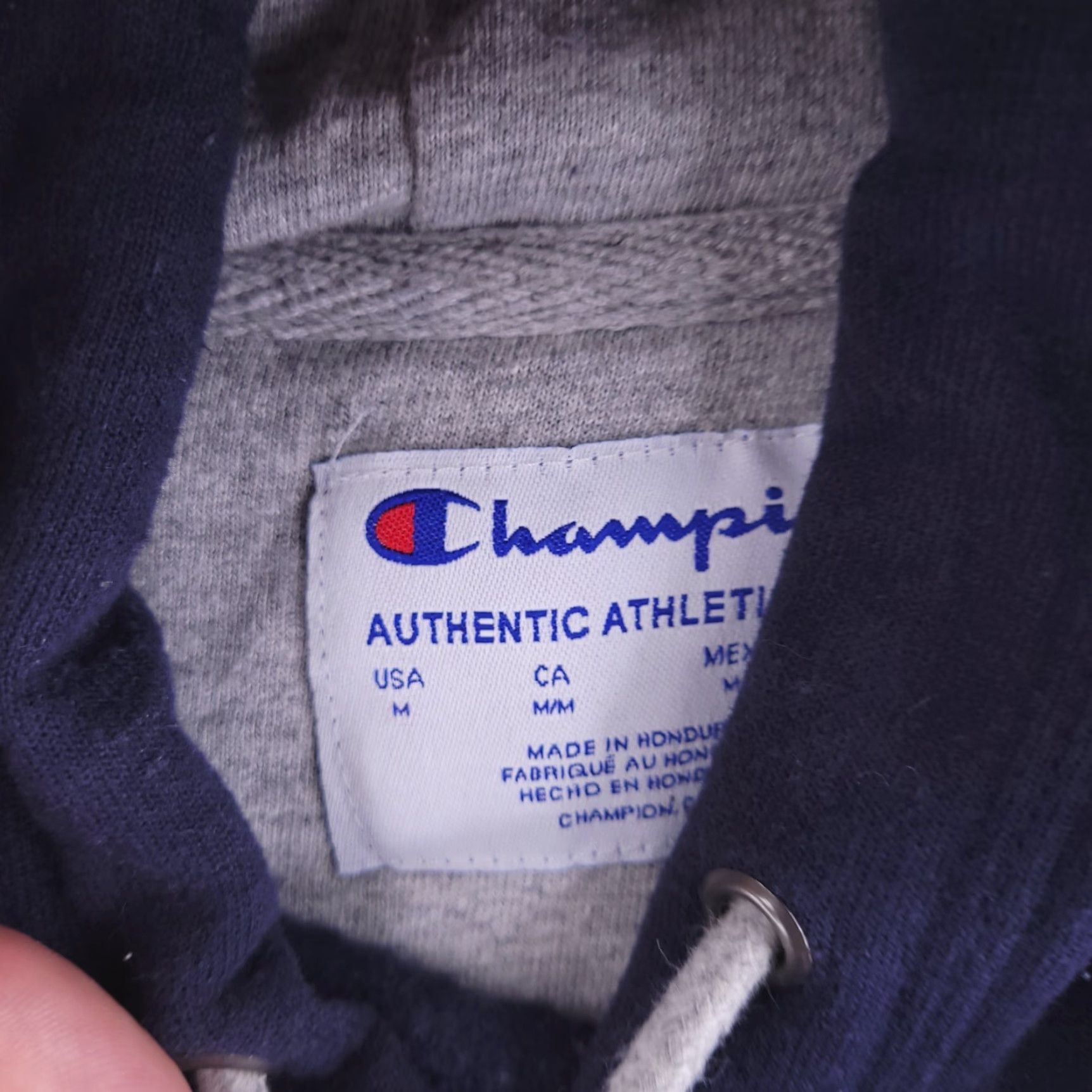 Champion Champion Hoodie Mens Medium Gray Colorblock Sweatshirt Size US M / EU 48-50 / 2 - 3 Thumbnail
