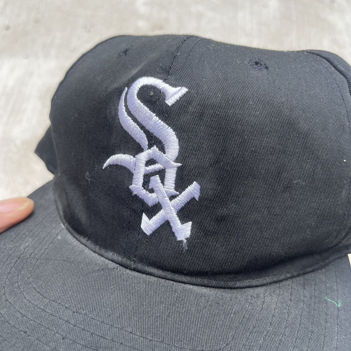 MLB Vintage 90s CHICAGO WHITE SOX Snap Back Cap Size ONE SIZE - 2 Thumbnail