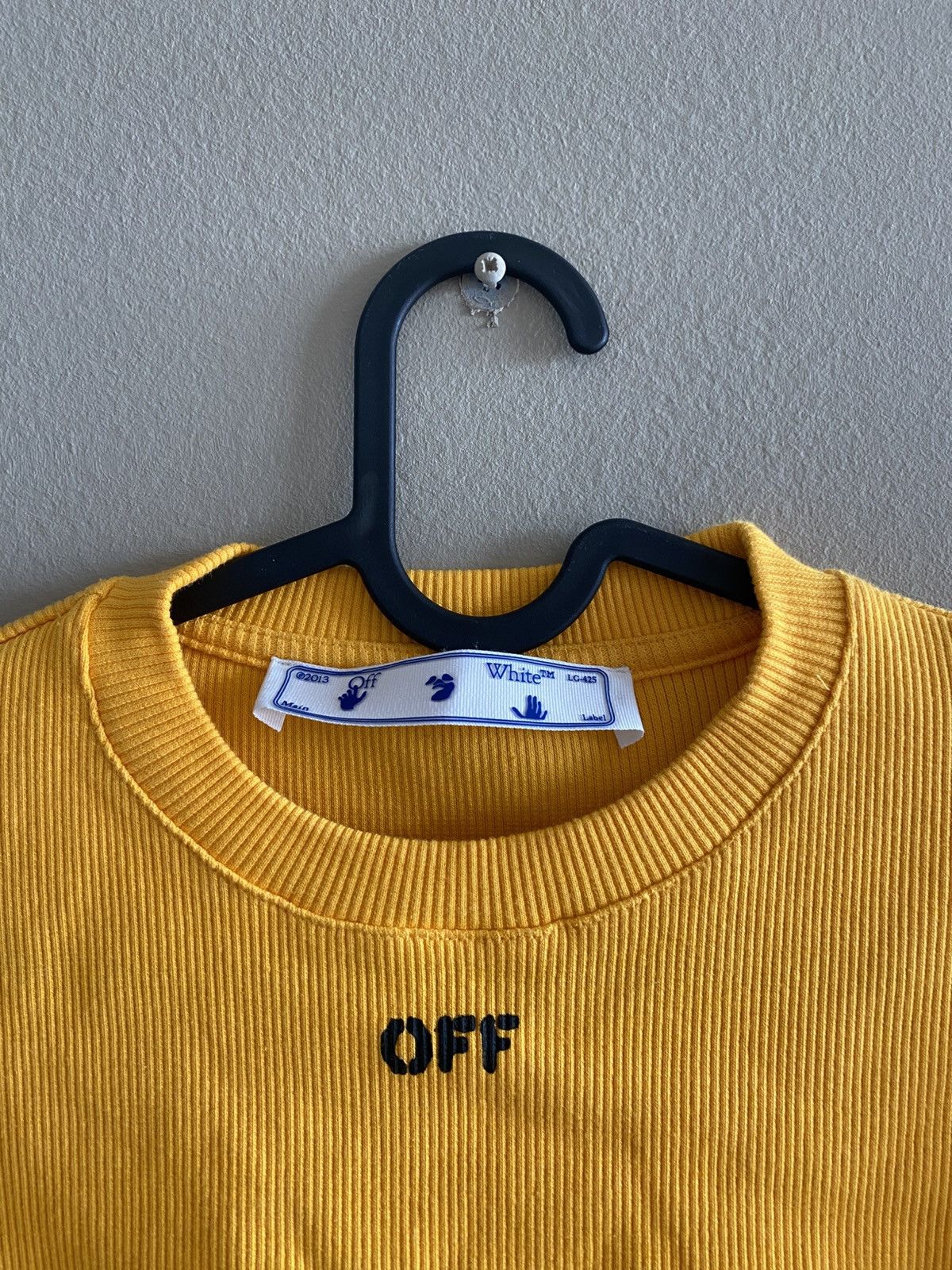 Off-White Off-White Central Logo Cropped Top Size XXS / US 00 / IT 34 - 2 Thumbnail
