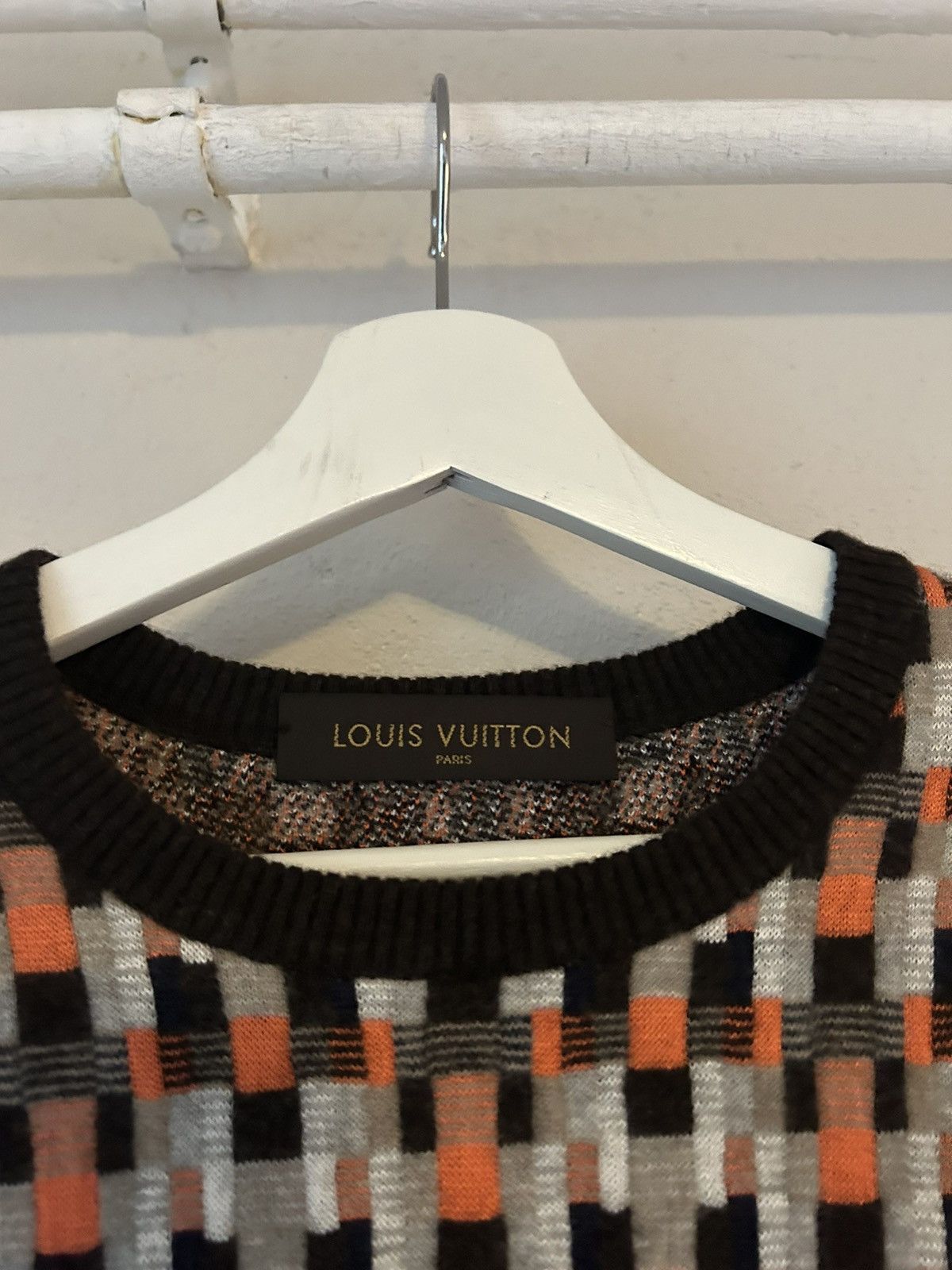 Louis Vuitton Multicolor Knit Sweater Size US M / EU 48-50 / 2 - 5 Thumbnail