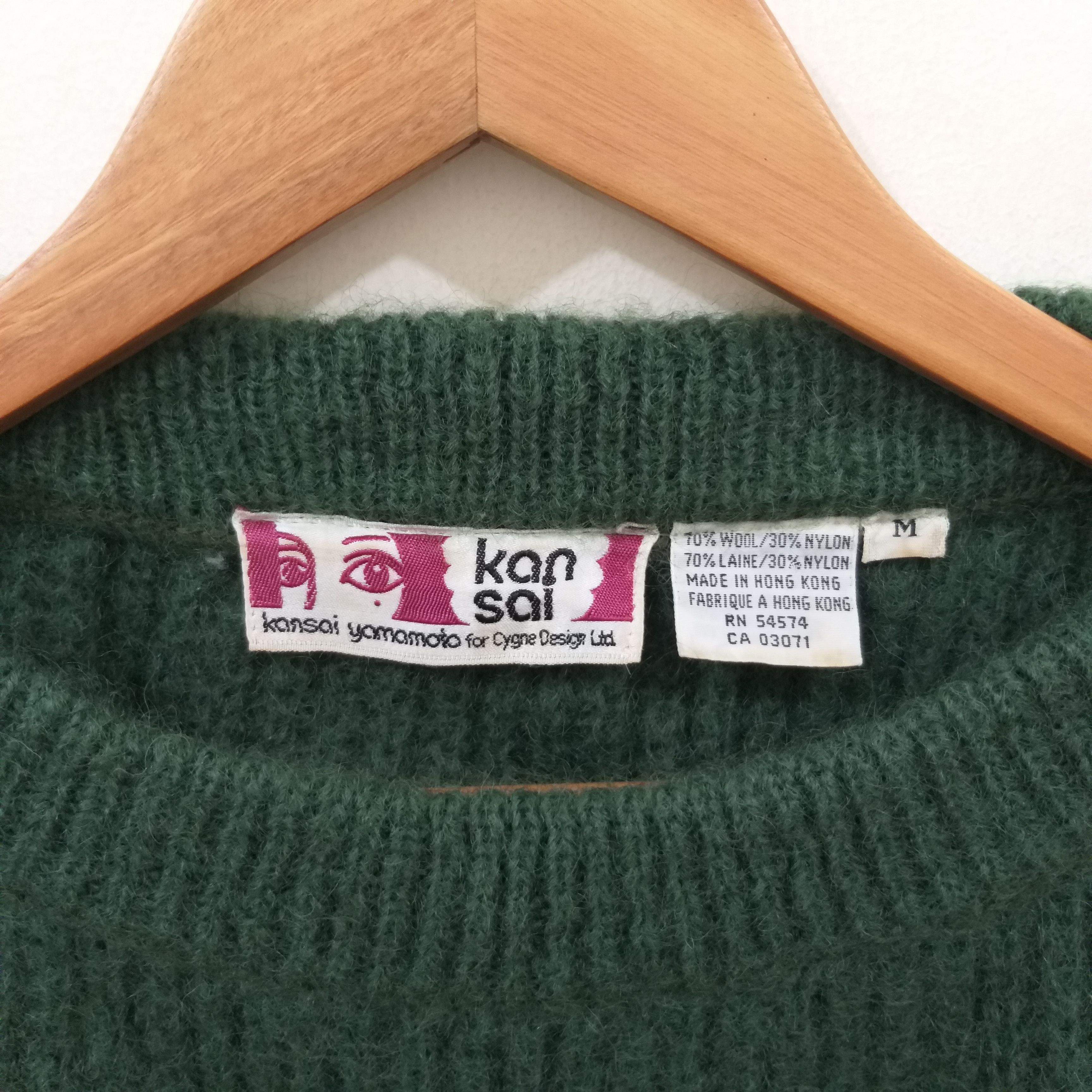Kansai Yamamoto Vintage Kansai Yamamoto Wool Sweater Size US M / EU 48-50 / 2 - 4 Thumbnail