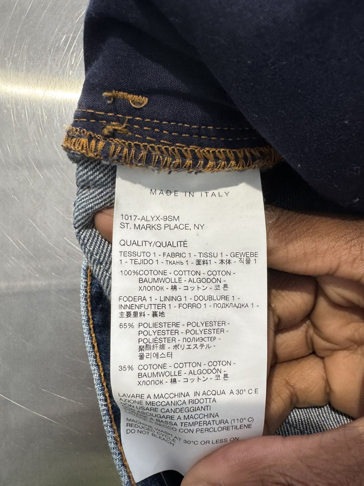Alyx Alyx X Blackmeans Frayed Denim Jeans Size US 32 / EU 48 - 8 Thumbnail