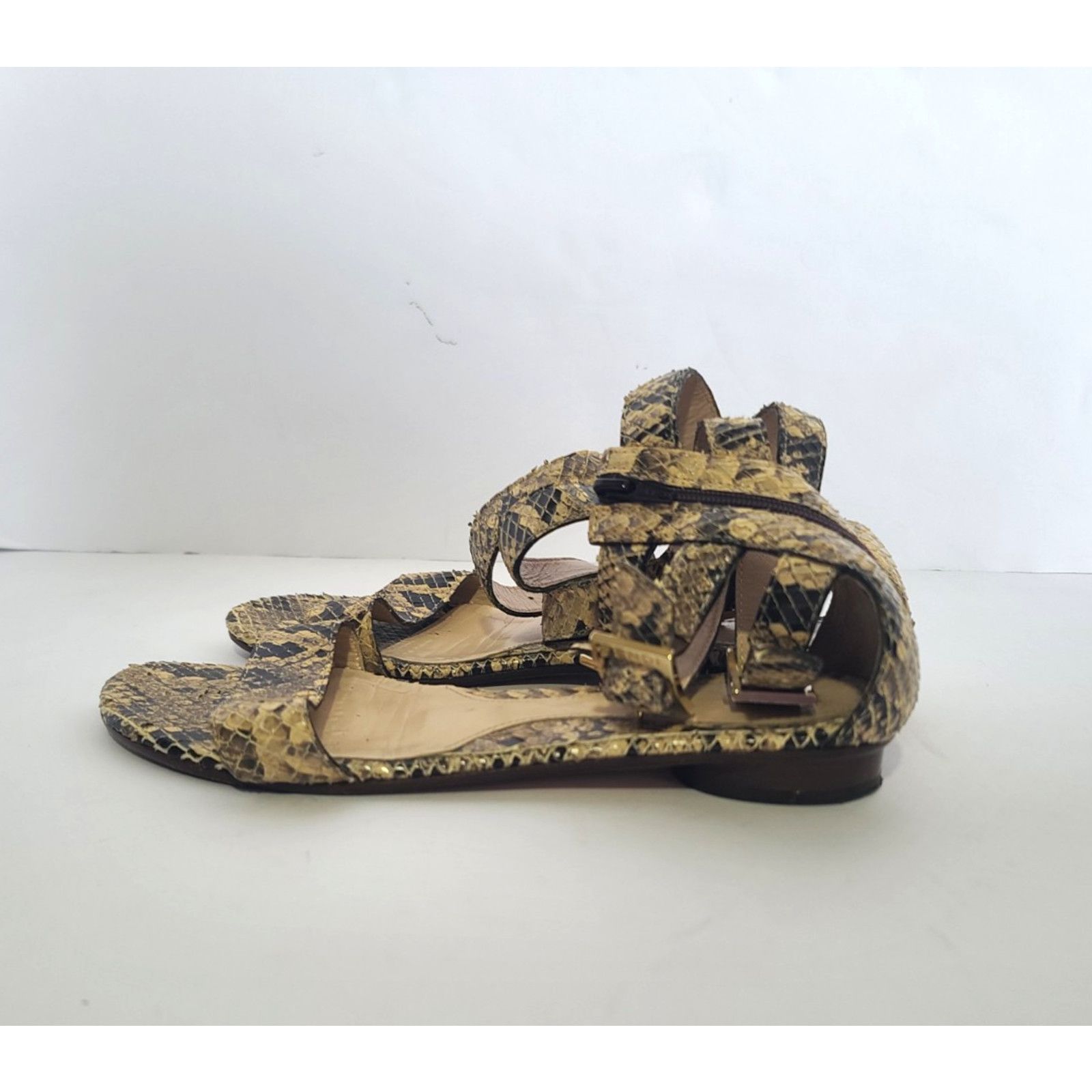 Fendi Fendi First Fendance Snake Gladiator Sandals EUR 36 US 6 Size US 6 / IT 36 - 2 Thumbnail