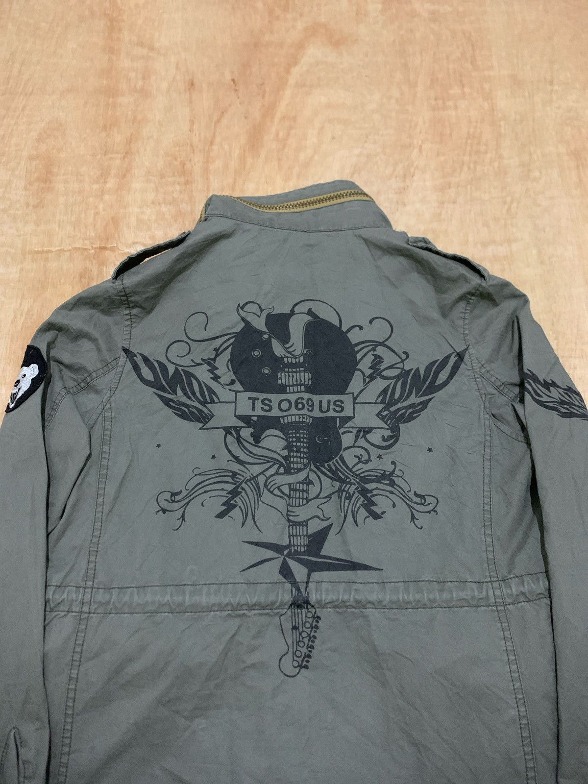 Hysteric Glamour TS 069 US Guitar Army Jacket Ifsixwasnine Punk Style Size US M / EU 48-50 / 2 - 4 Thumbnail