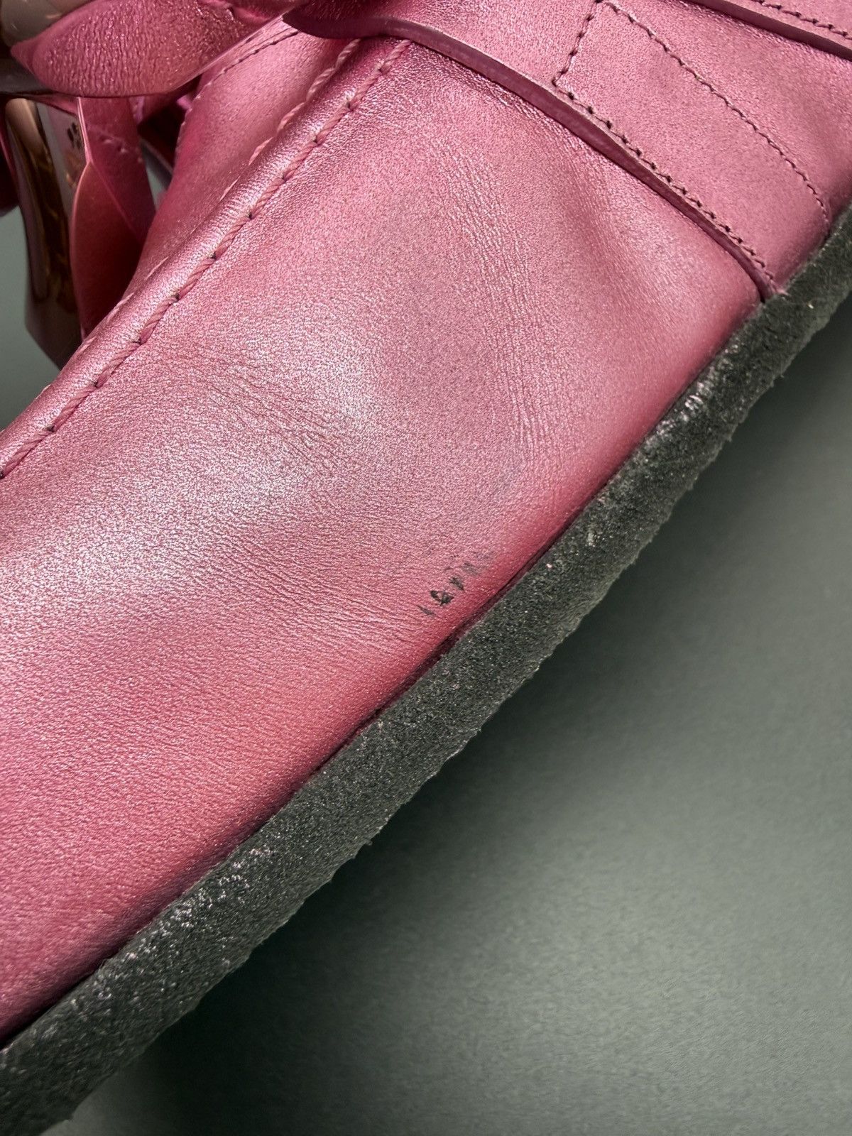 JW Anderson JW Anderson. Chain Loafer Mule. Metallic Pink. EU 46- US 12 Size US 12 / EU 45 - 14 Thumbnail