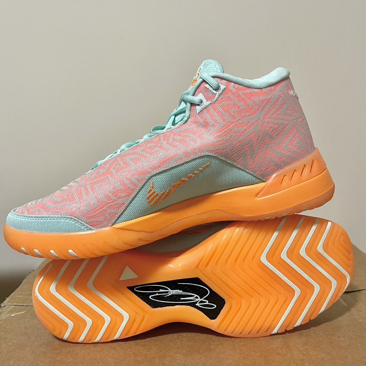 Nike Nike Zoom LeBron NXXT Genisus Citrus Mint Men's Size 14 Size US 14 / EU 47 - 5 Thumbnail