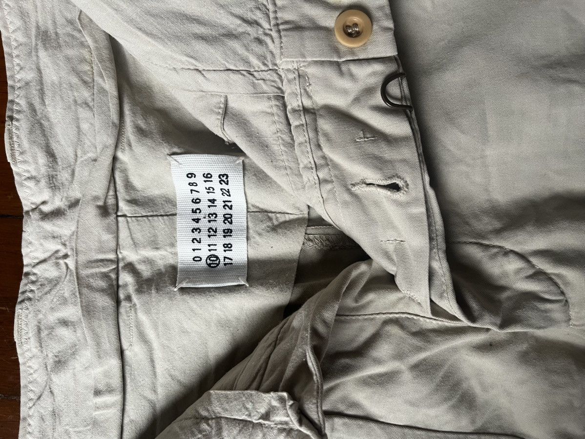 Maison Margiela 2004 Maison Margiela Khaki Wide Leg Pants Size US 30 / EU 46 - 5 Thumbnail