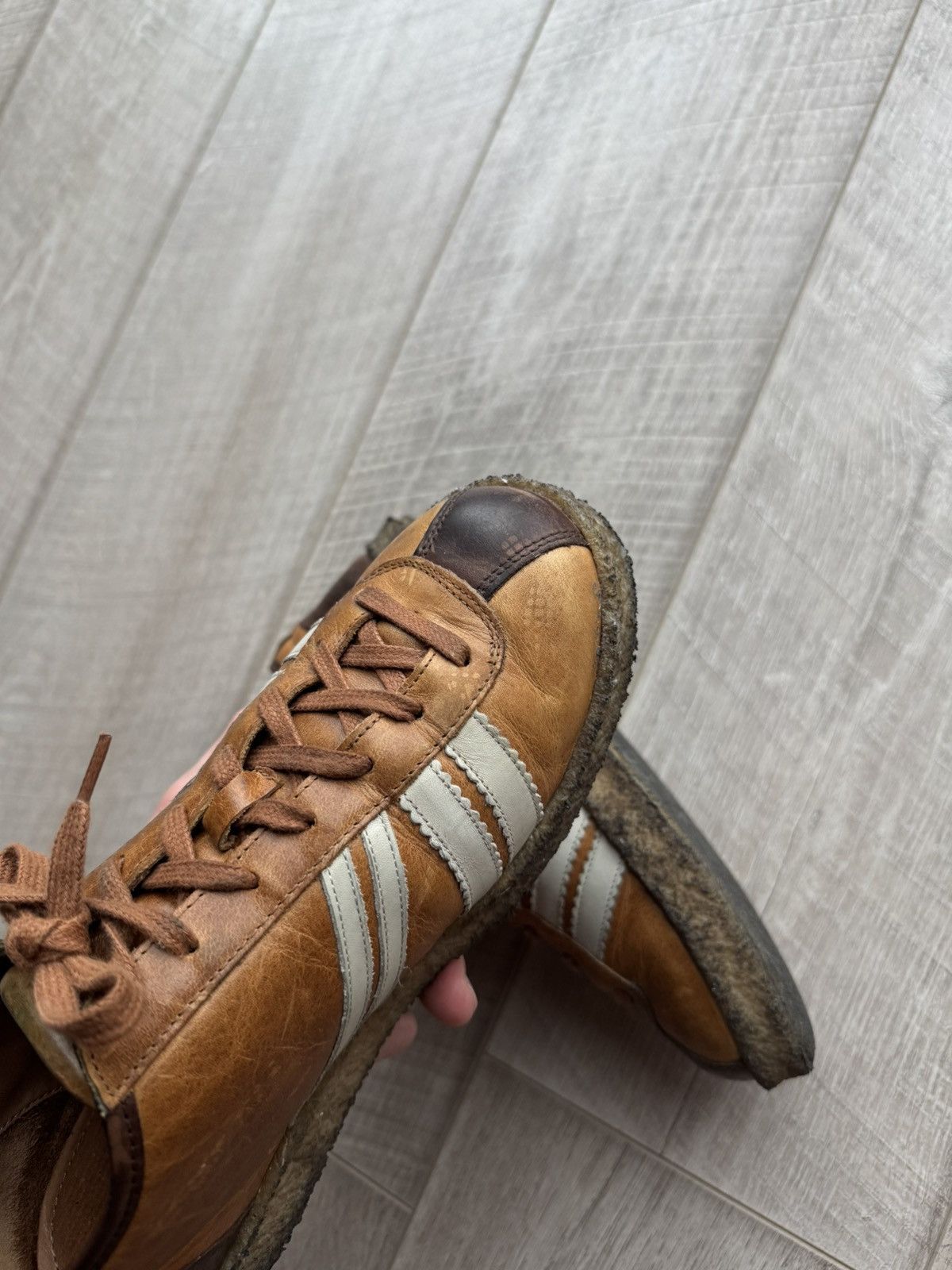 Japanese Brand Zeha Berlin Leather Sneakers Brown Vintage Retro Size EU 41 Size US 8 / EU 41 - 11 Thumbnail