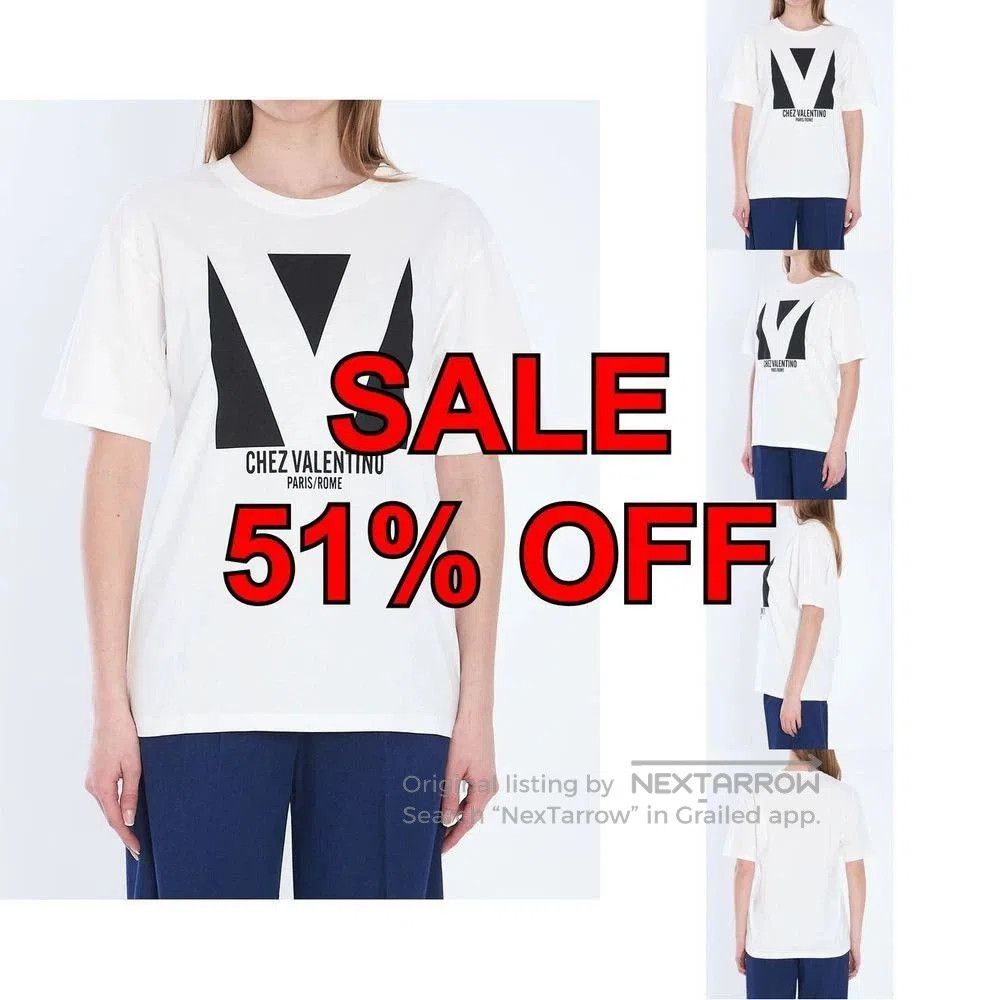 Valentino valentino garavani women's t-shirt with logo. Size US XS / EU 42 / 0 - 1 Thumbnail