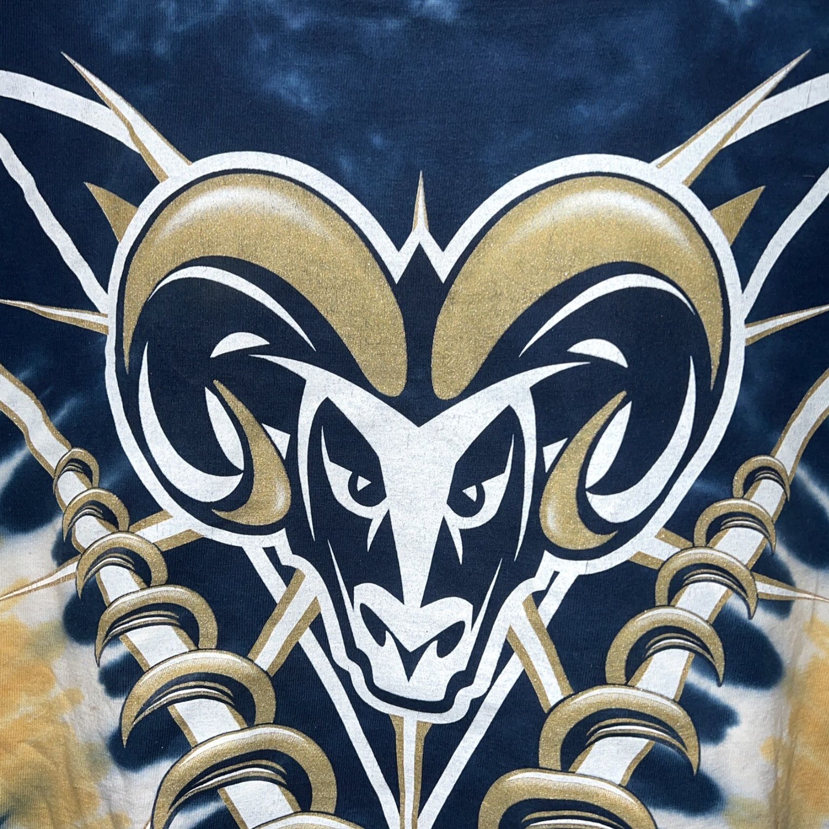 NFL VINTAGE NFL St. Louis Rams Shirt Mens Tie Dye Size M Blue Adult M Shirt Mens Size US M / EU 48-50 / 2 - 2 Thumbnail