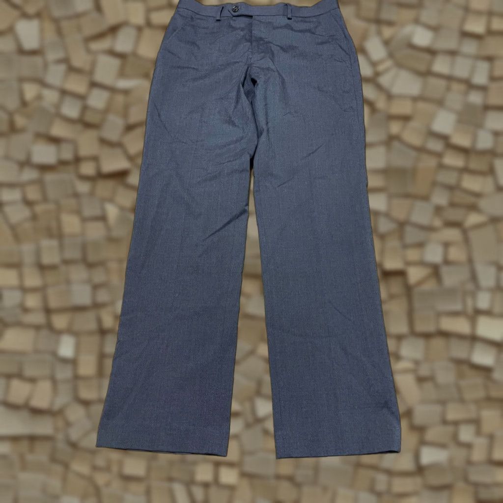 Alfani Alfani Pants, Men's Slim Fit Dress Pants, Size 30x30, Blue, Flat Front, Regular, Men, 30x30, Casual, Dress Pants, Slimming, Free Return Size US 30 / EU 46 - 1 Thumbnail